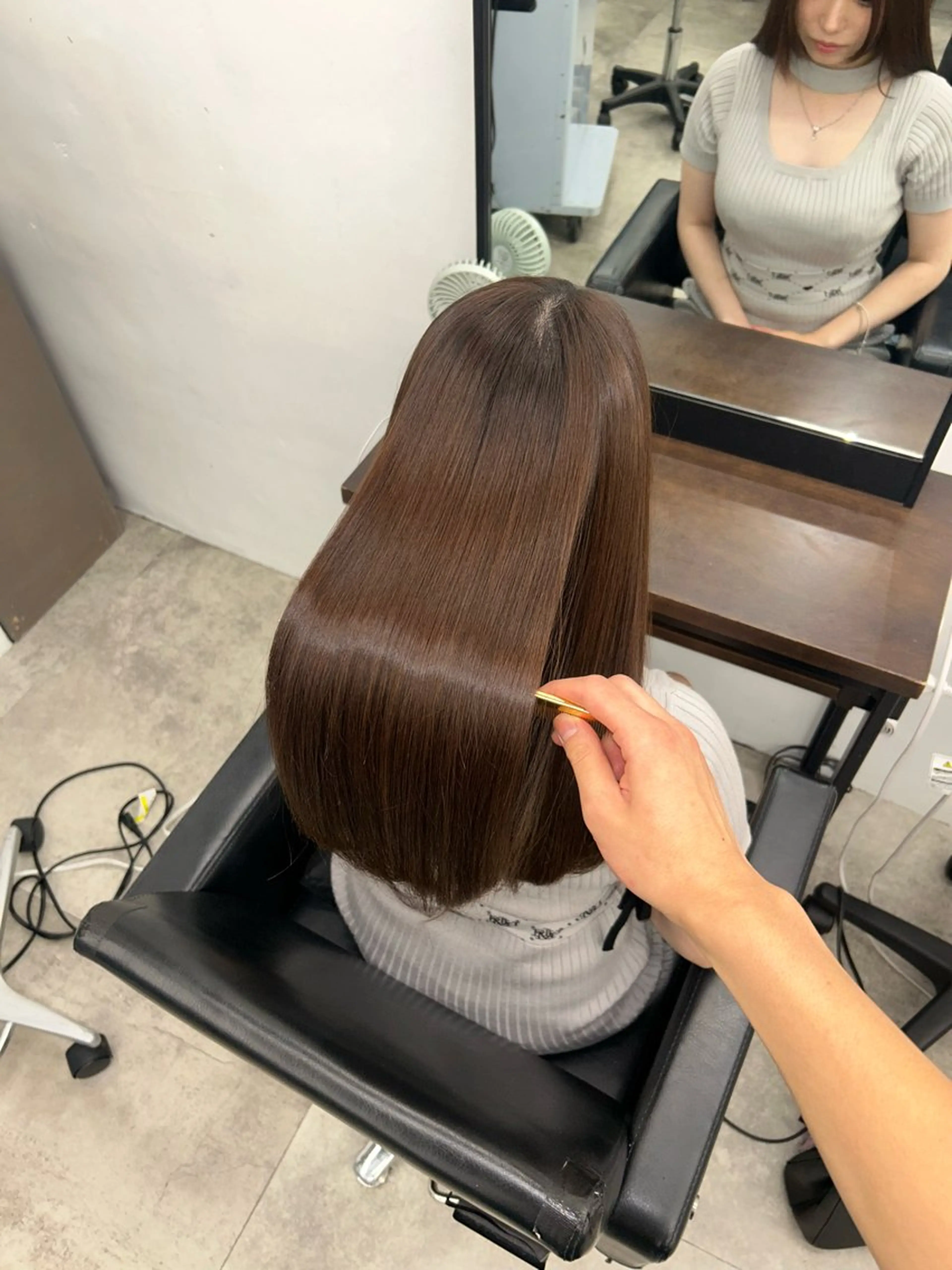 ロング 縮毛矯正 髪質改善/艶髪特化 /透明感✨️こうめいのヘアスタイル