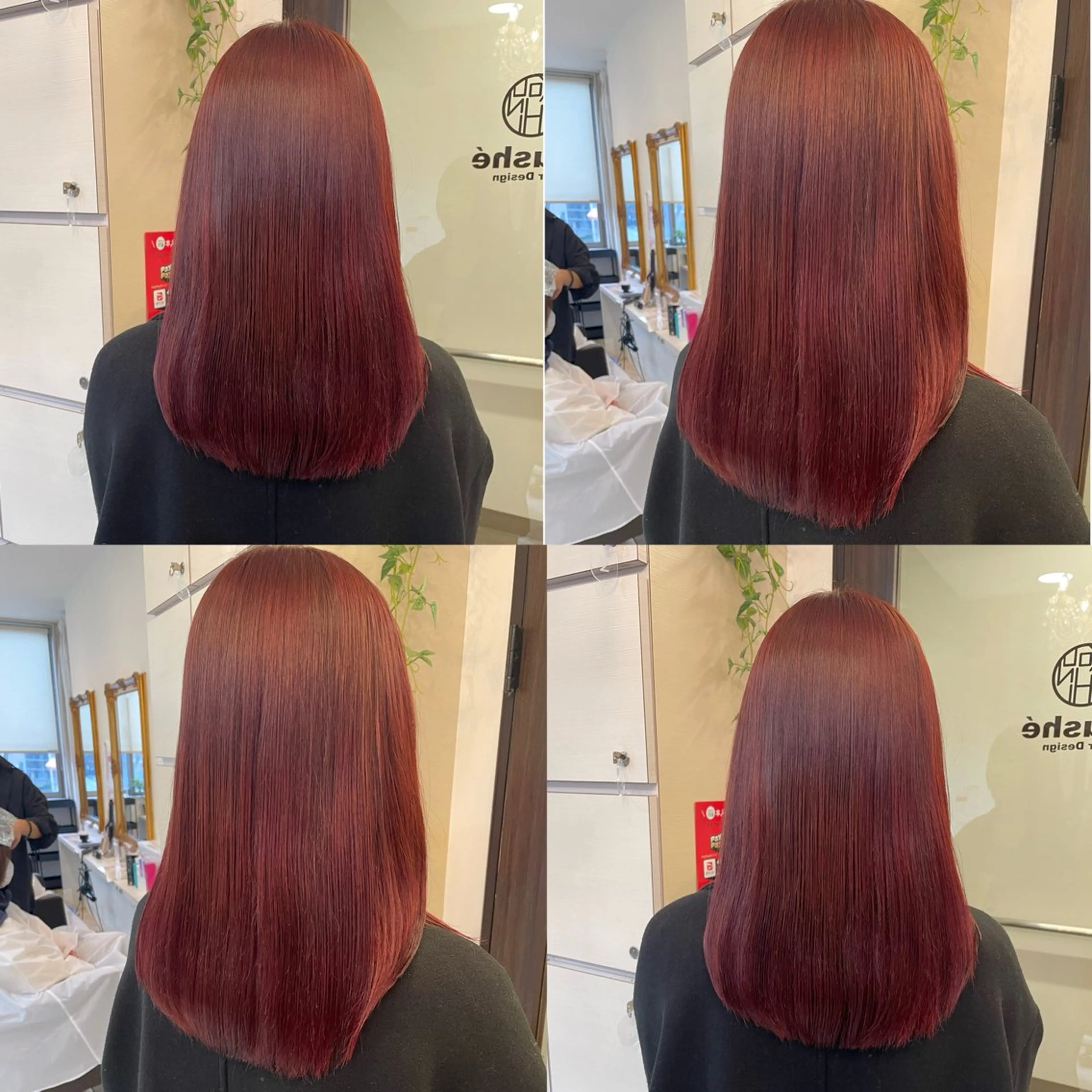 セミロング カット ヘアカラー トリートメント 髪質改善×透明感× 艶髪🥀HIYORIのヘアスタイル