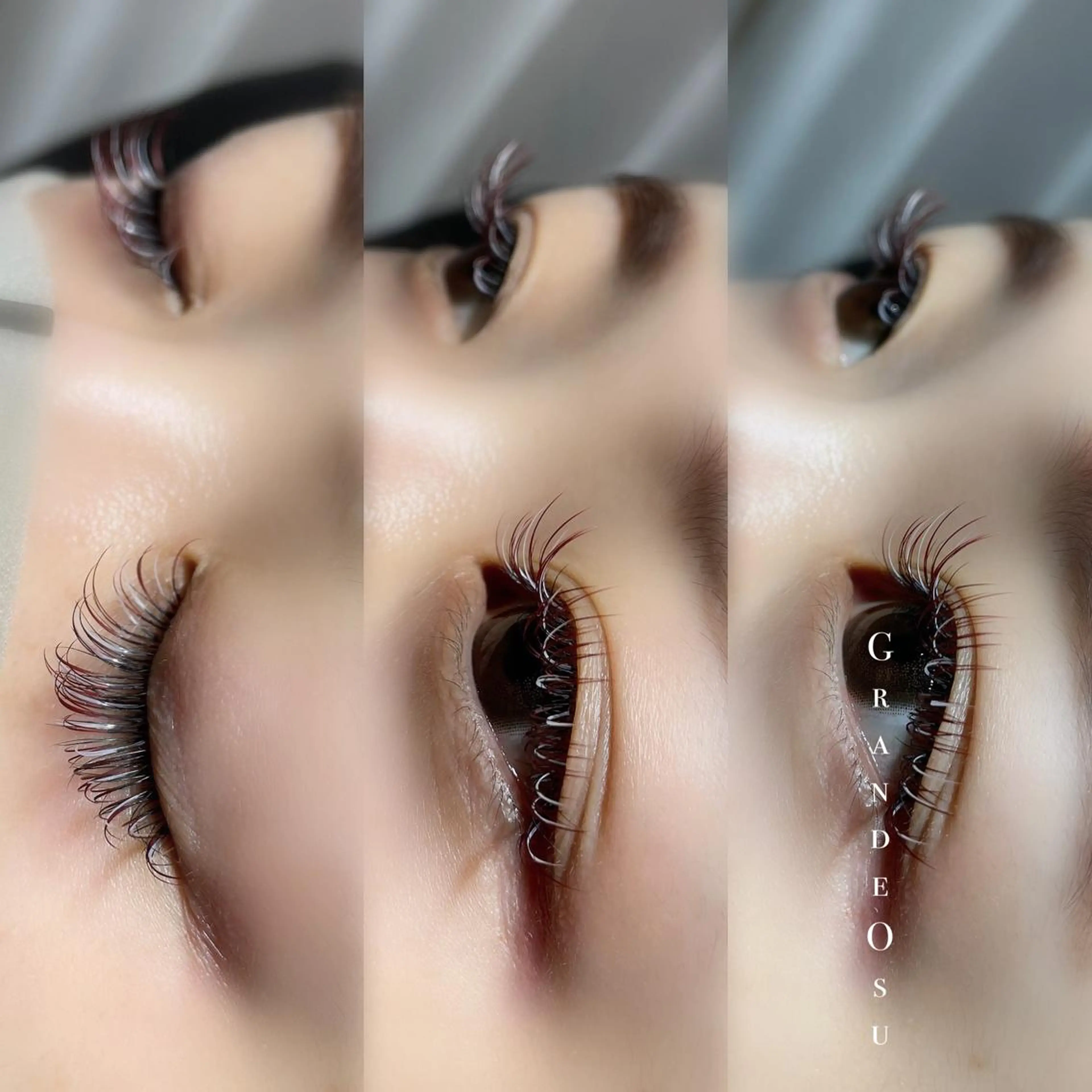 マツエク・マツパ バインドロック ボリュームラッシュ マツエク GRANDE OSU 藤原/eye店長のマツエク・マツパデザイン