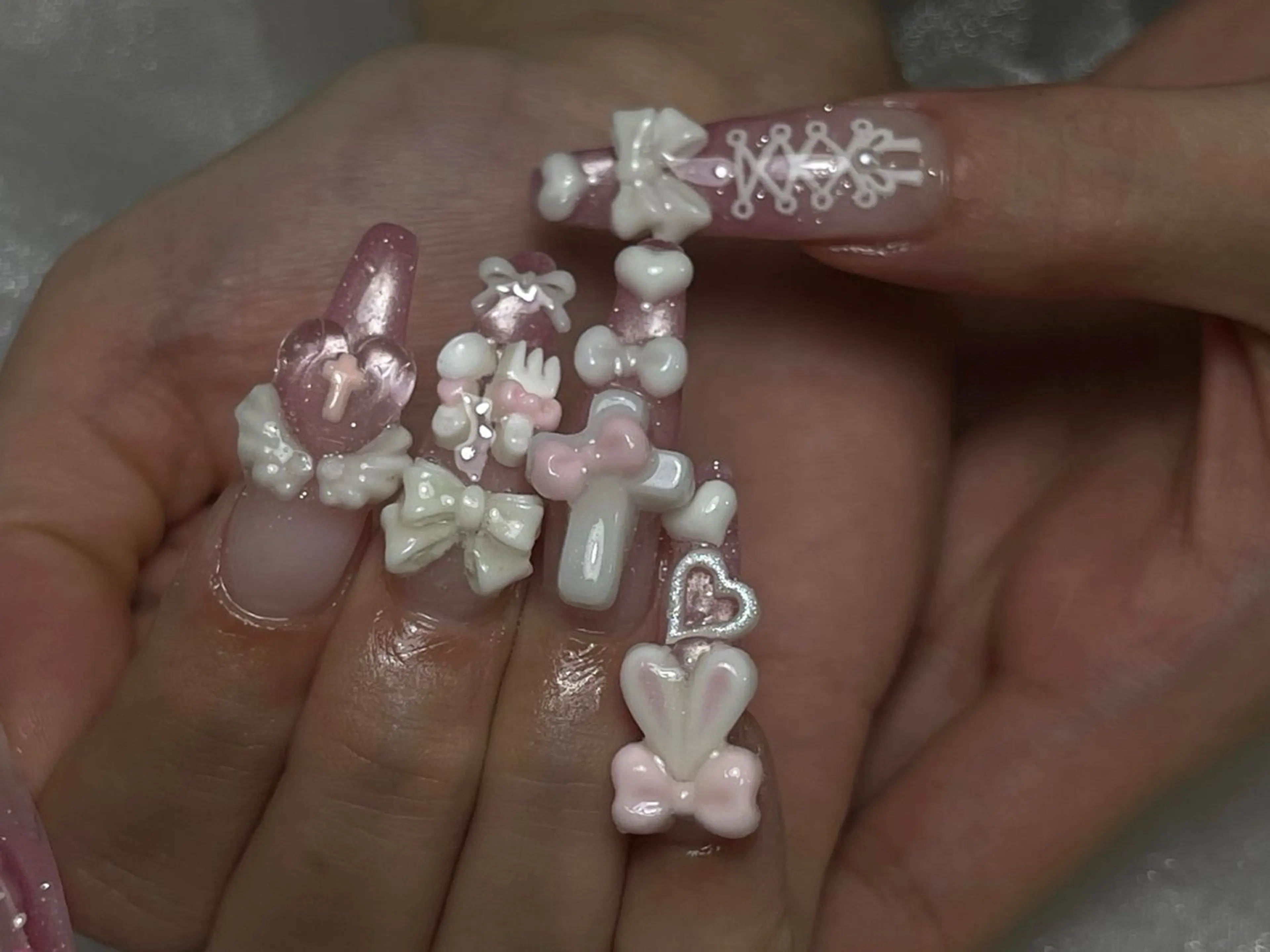 ネイル ハンドネイル ハンドケア ワンホン/韓国 nail 大阪アメ村のネイルデザイン