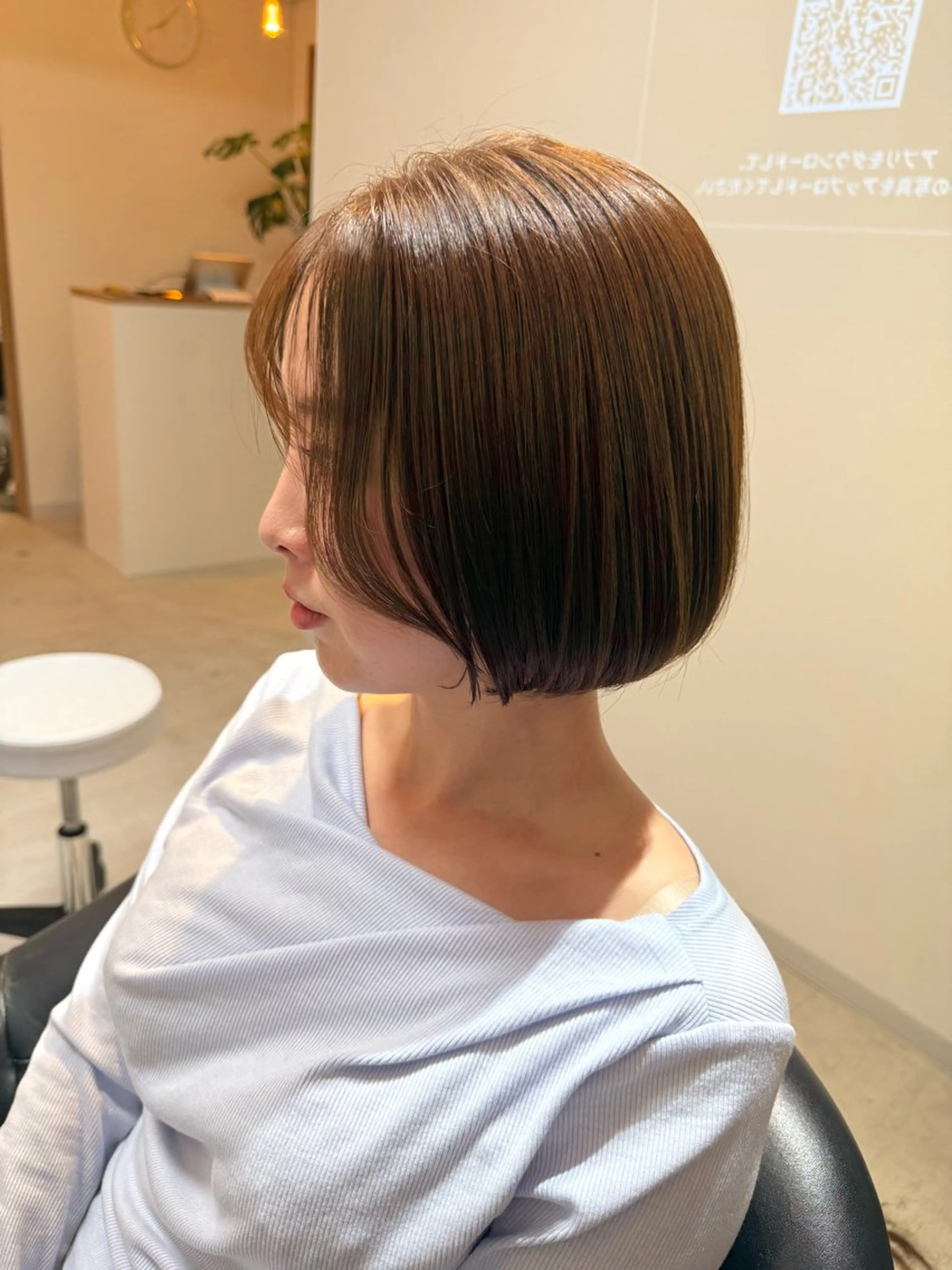 ショート ボブ 韓国風ヘア 川崎レイヤーカット /江口真正のヘアスタイル