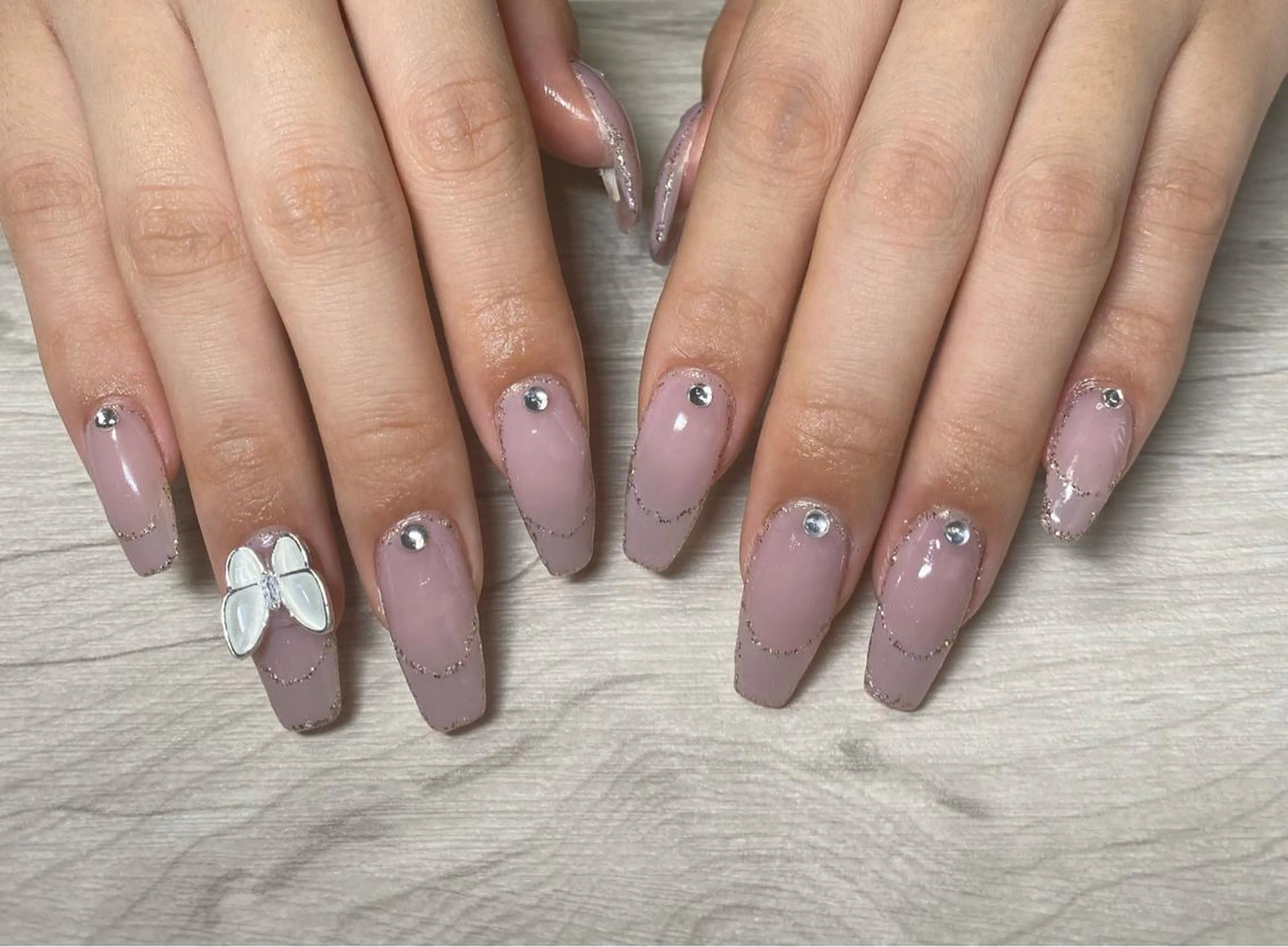 ネイル 長さ出し mahana nailのネイルデザイン