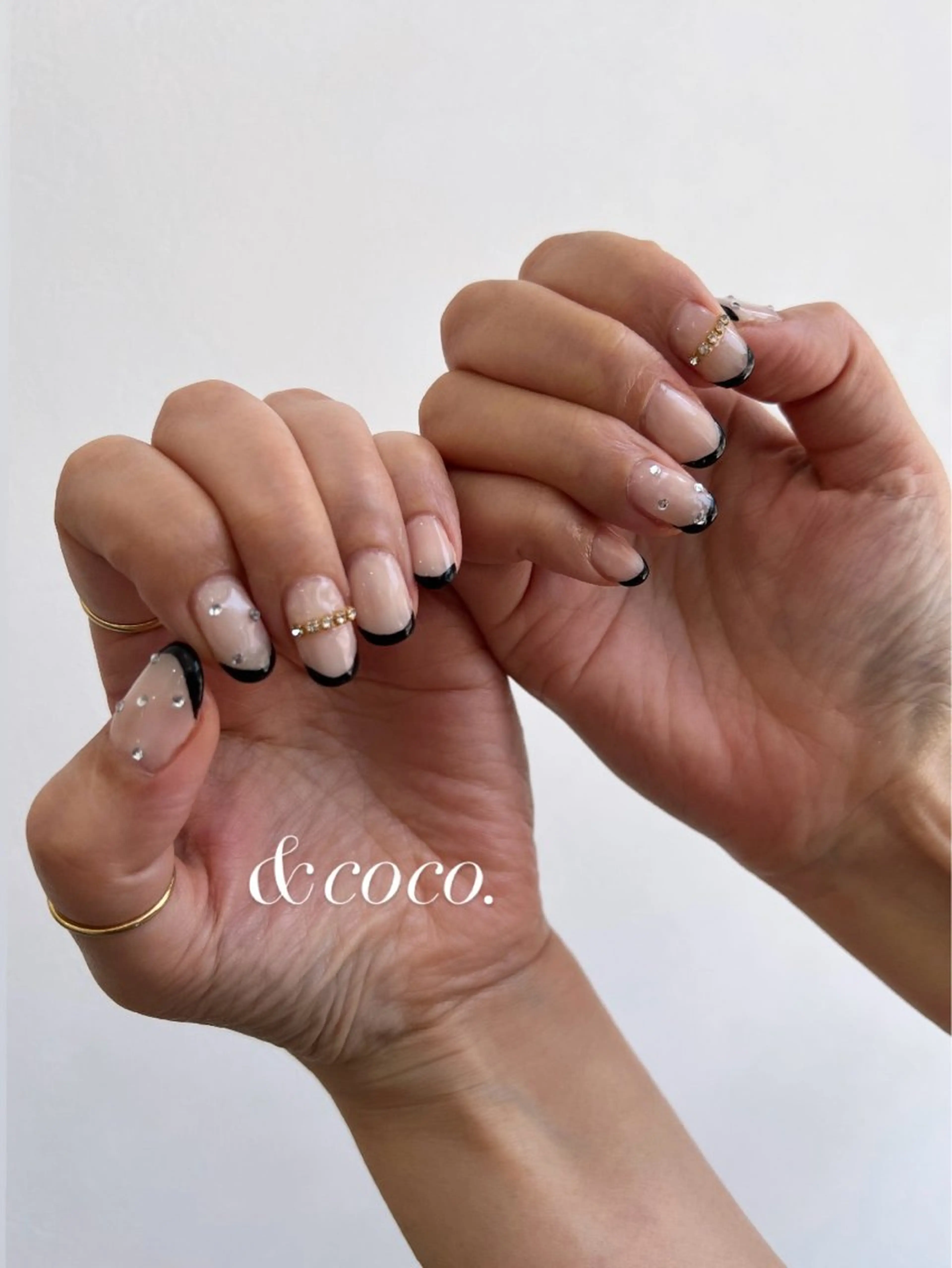 ネイル フレンチネイル ハンドネイル ＆ coco.のネイルデザイン