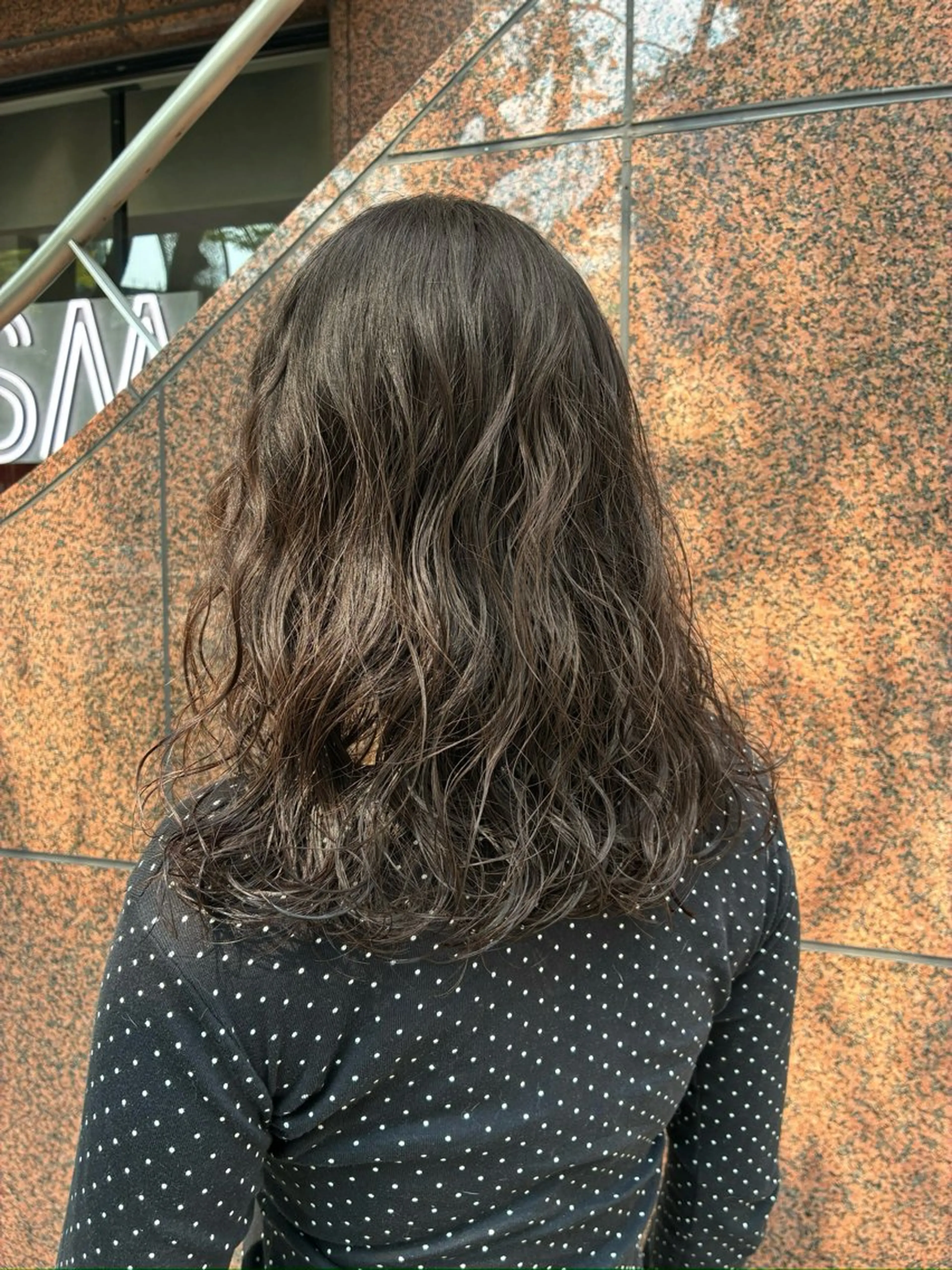 ミディアム カラー パーマ カット パーマ 渋谷/ kannaのヘアスタイル