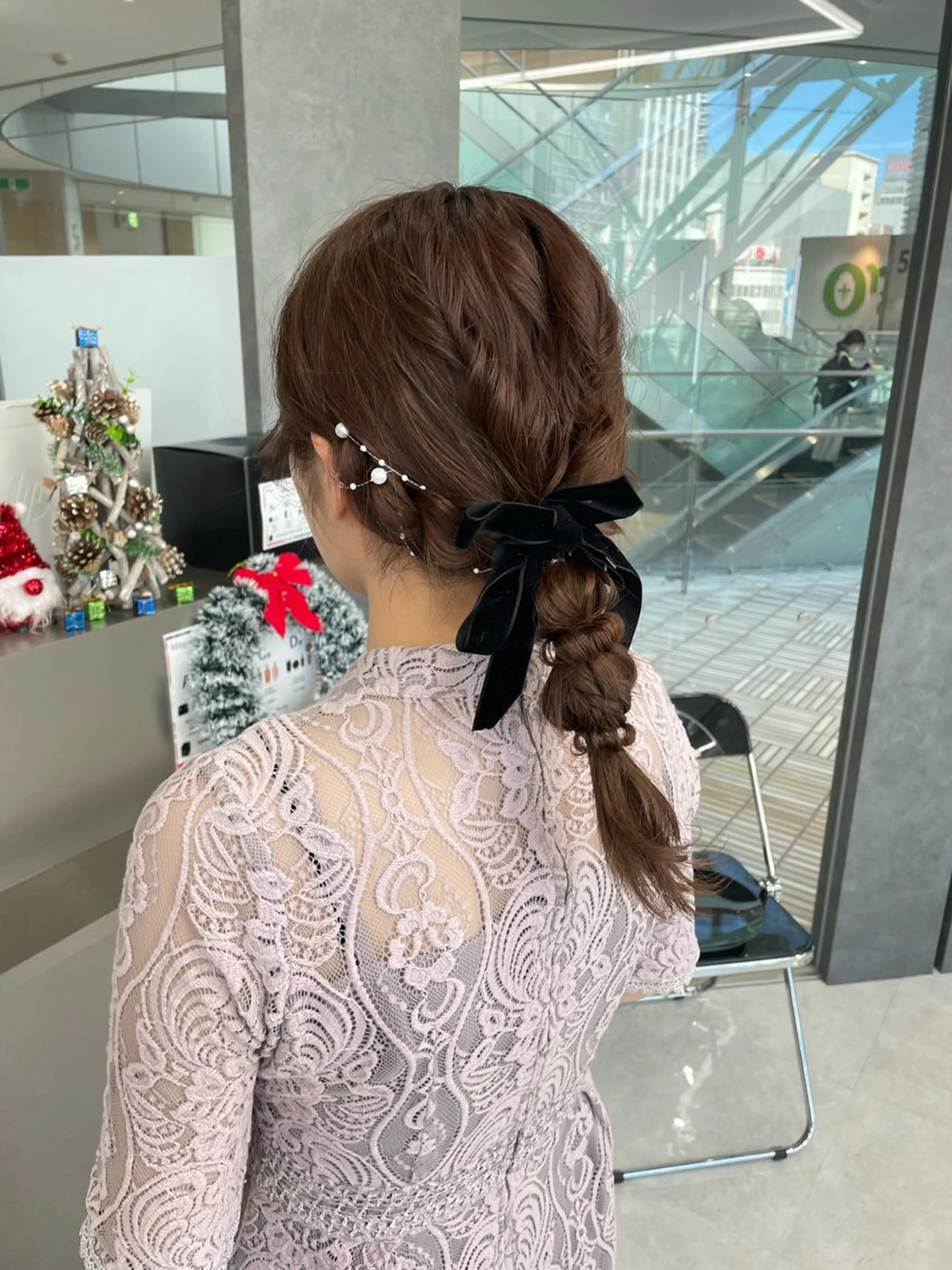 ロング カラー ヘアアレンジ メンズウルフ🐺♡ ブリーチ♡ヘアメ🎀のヘアスタイル