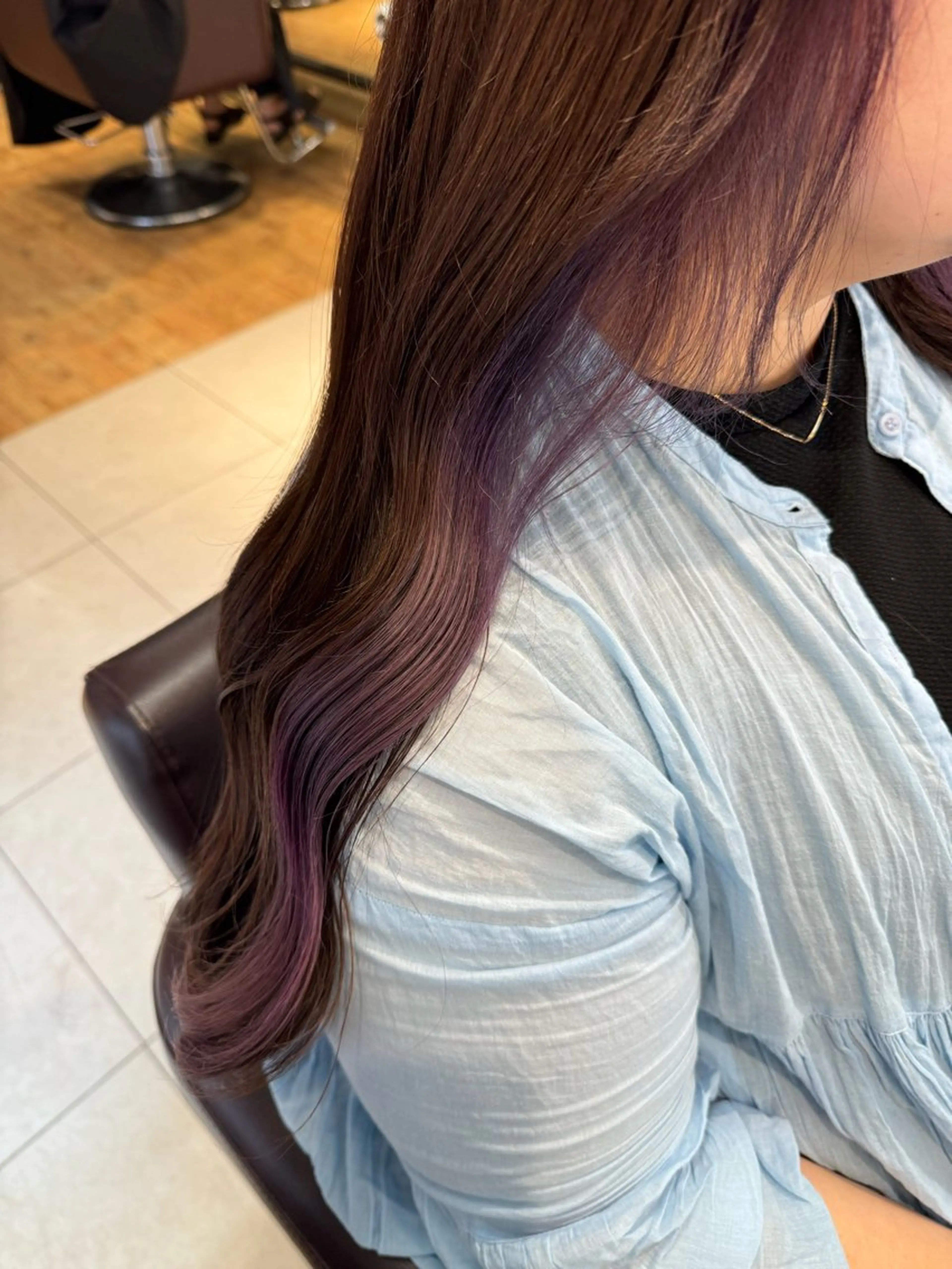 カラー 🍪ﾖｼｲﾊﾙﾈ🍪 ﾗﾍﾞﾝﾀﾞｰｶﾗｰのヘアスタイル