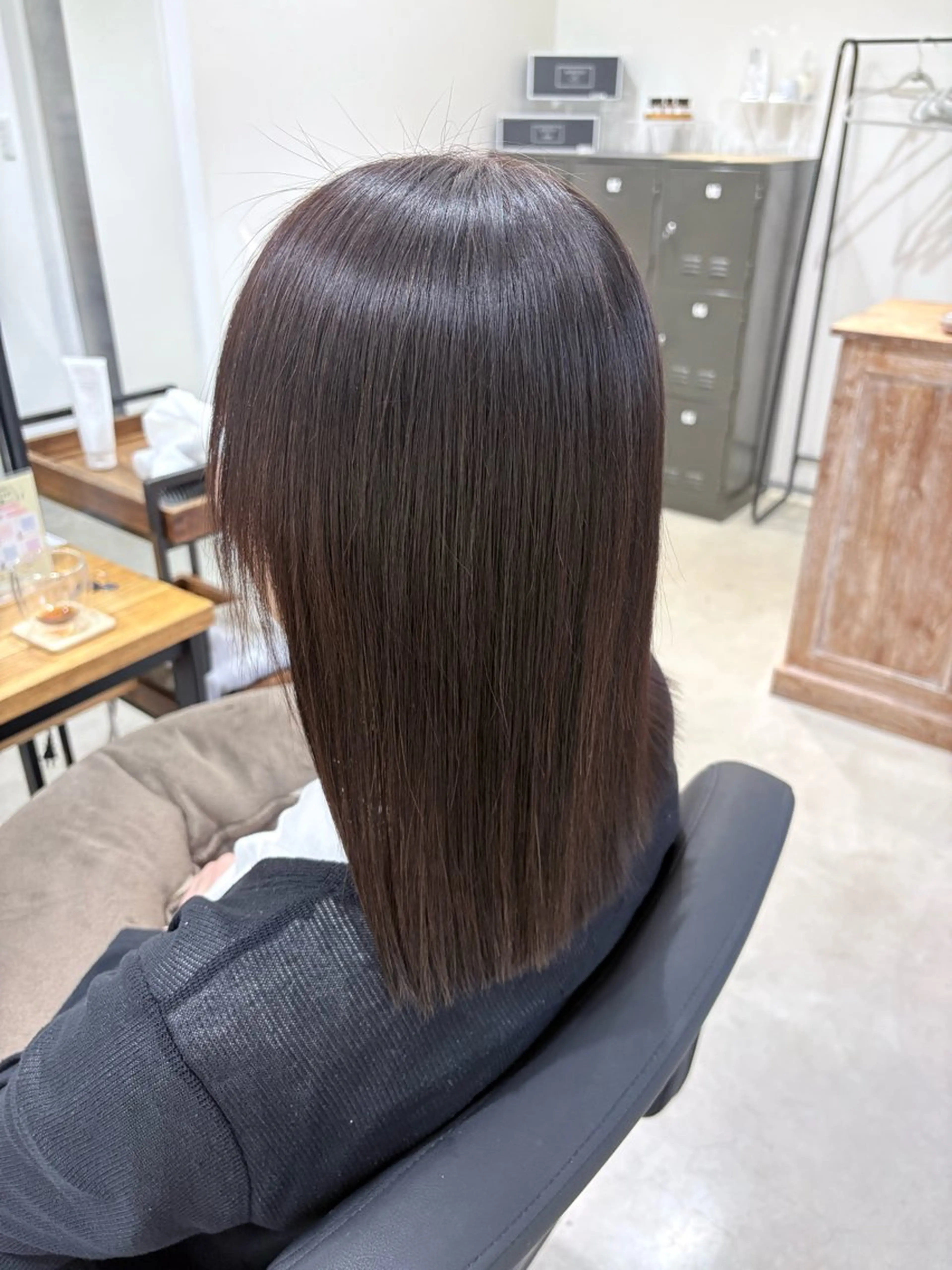 縮毛矯正 anB アオイのヘアスタイル