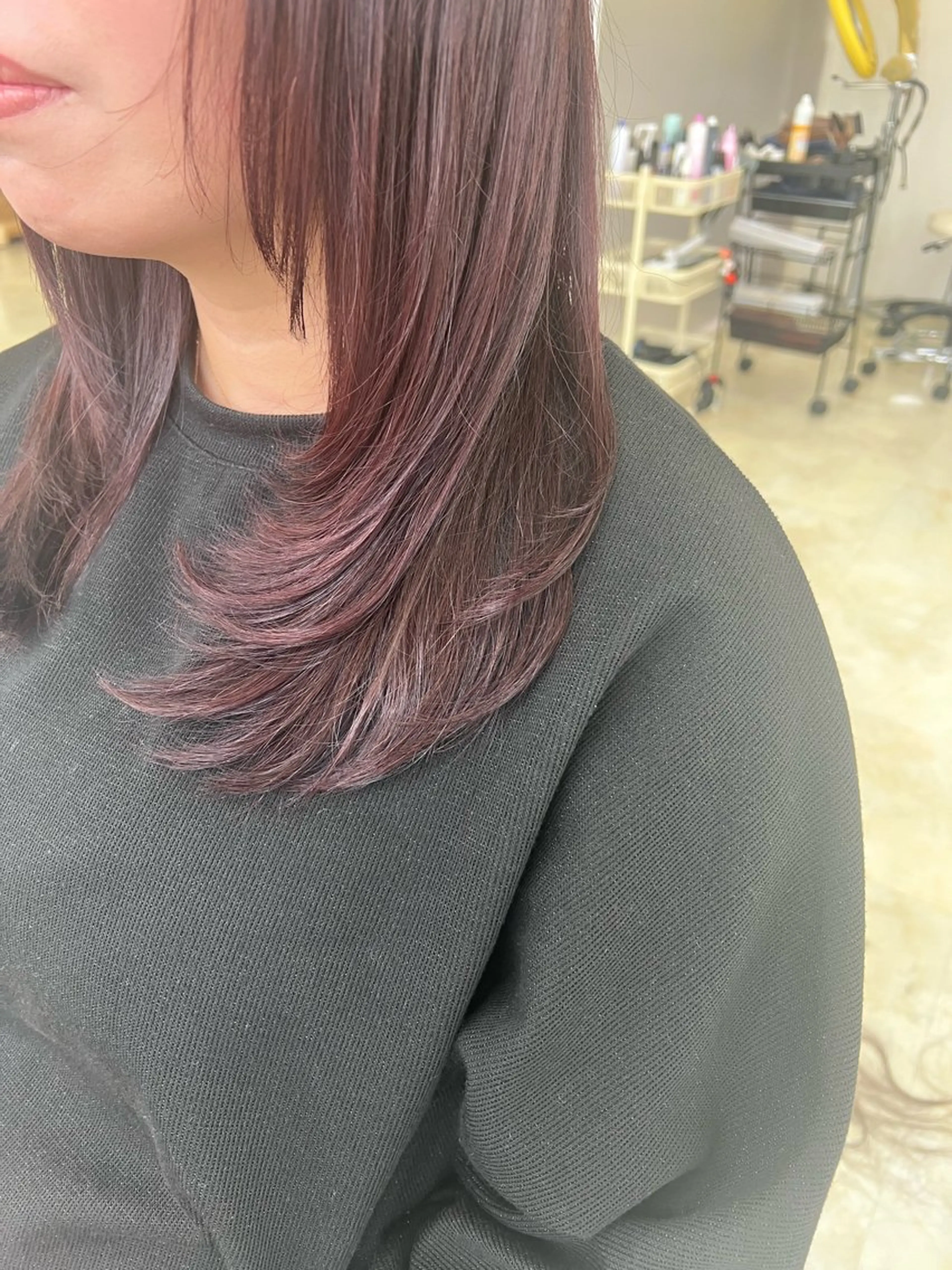 ミディアム Rapt.HAIR所属・Rapt.HAIR 中村 知里のヘアスタイル