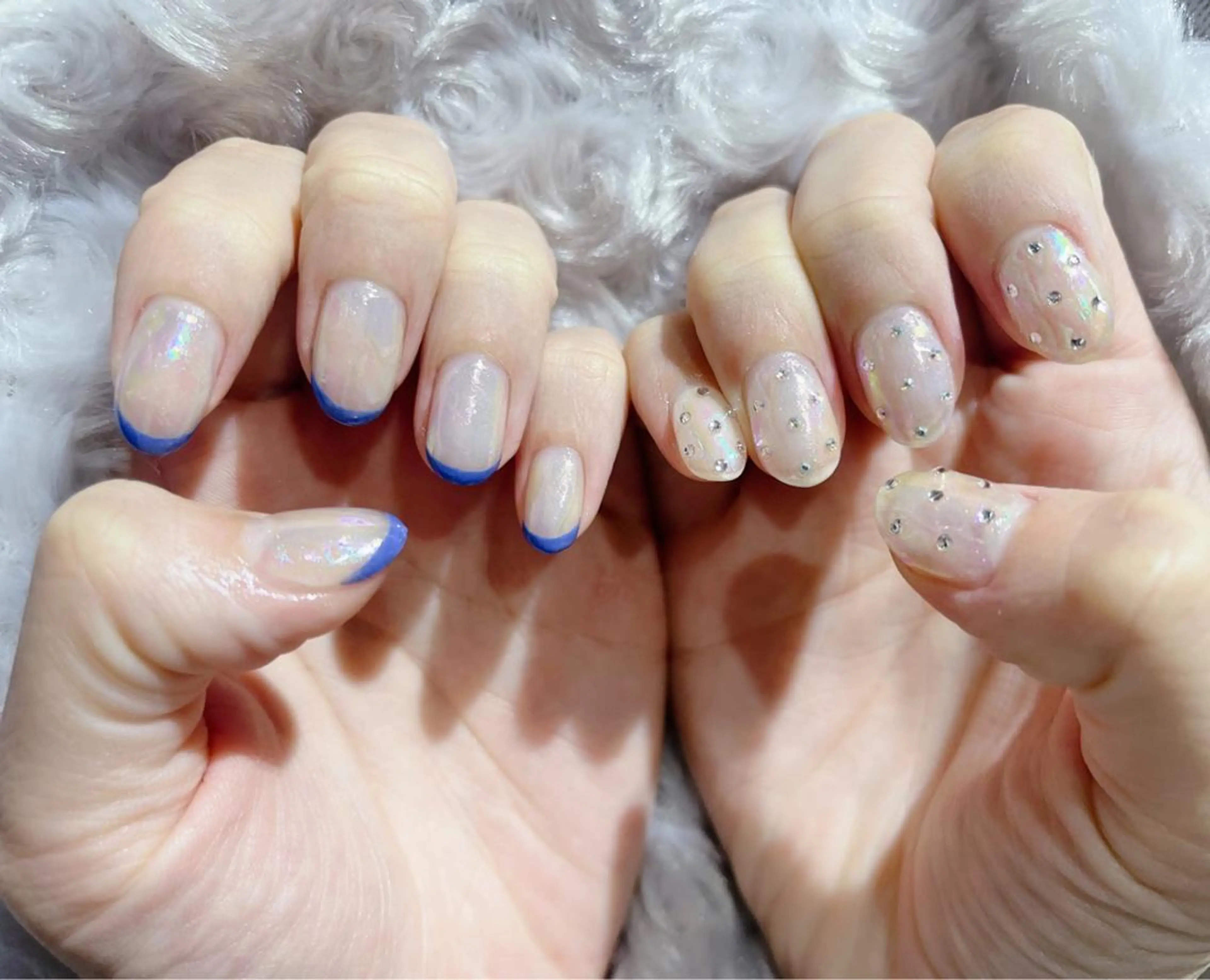 ネイル フレンチネイル ジェルネイル パラジェル 上村 未来のネイルデザイン