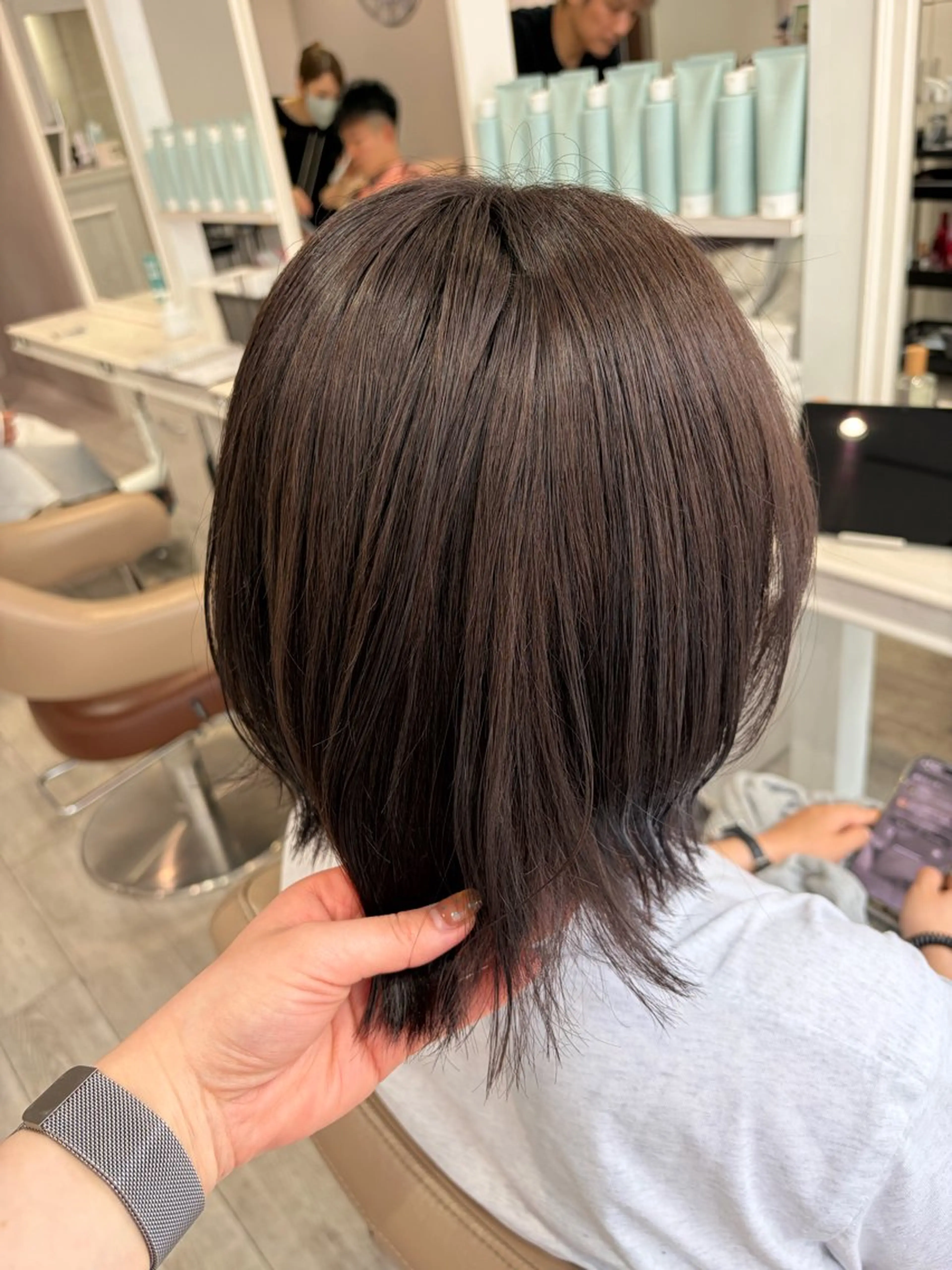 ミディアム カット Ash本八幡 🩵ྀི菊地のヘアスタイル