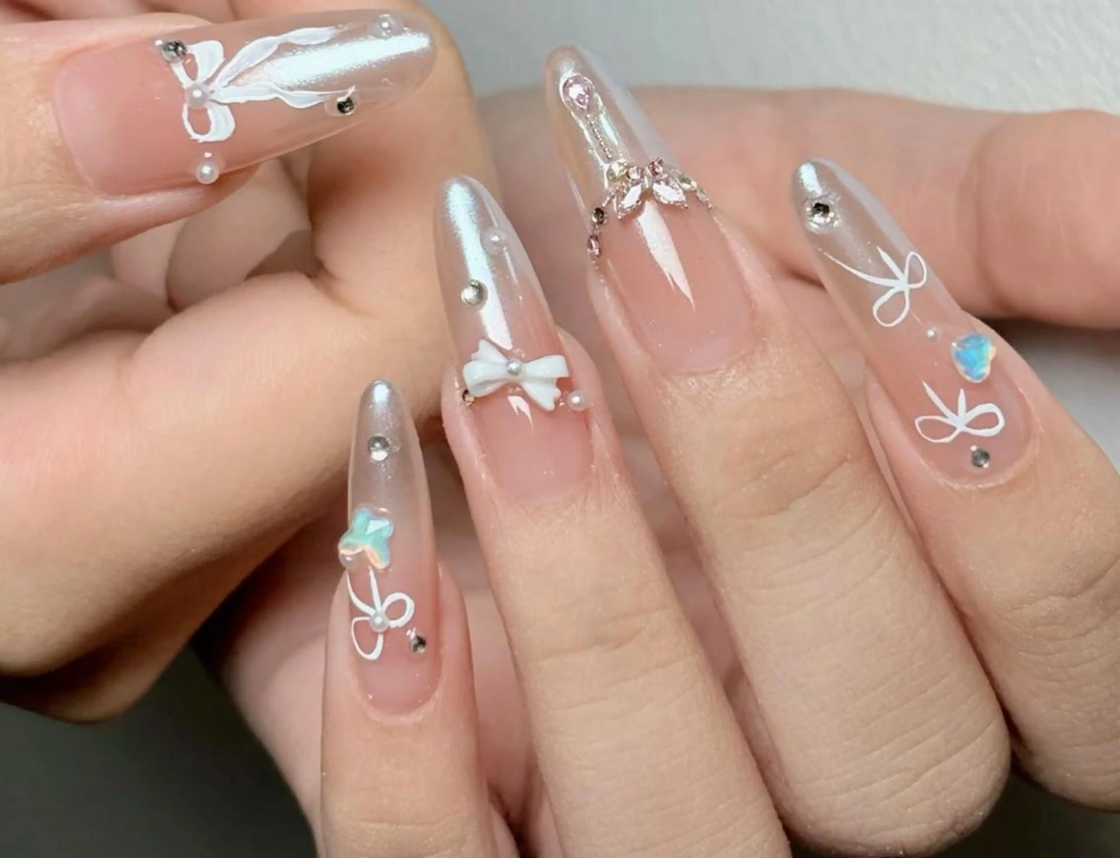 ネイル ハンドネイル By moonネイル 🌷ワンホン/韓国風のネイルデザイン