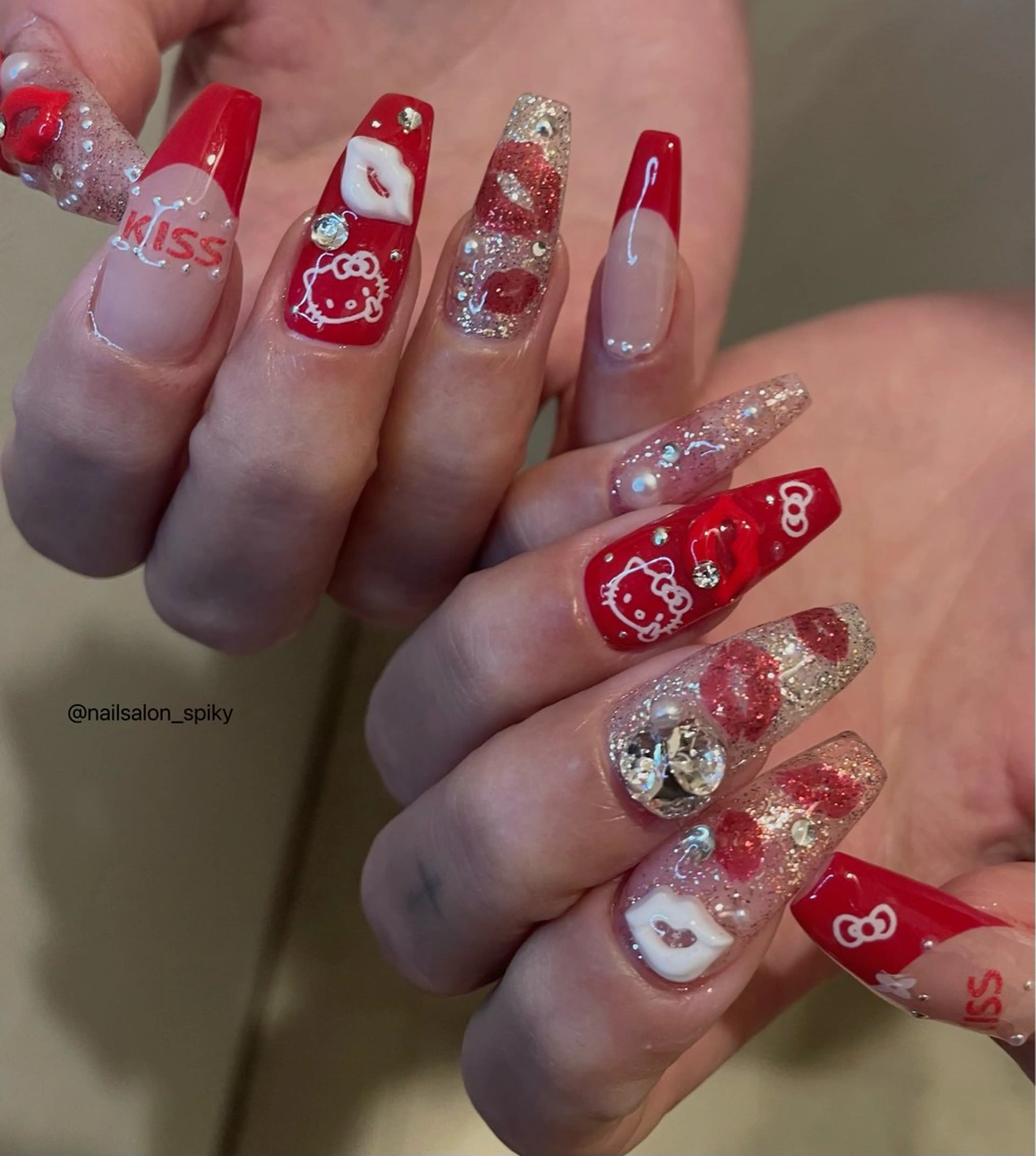 ネイル Spiky とうげ ふうかのネイルデザイン