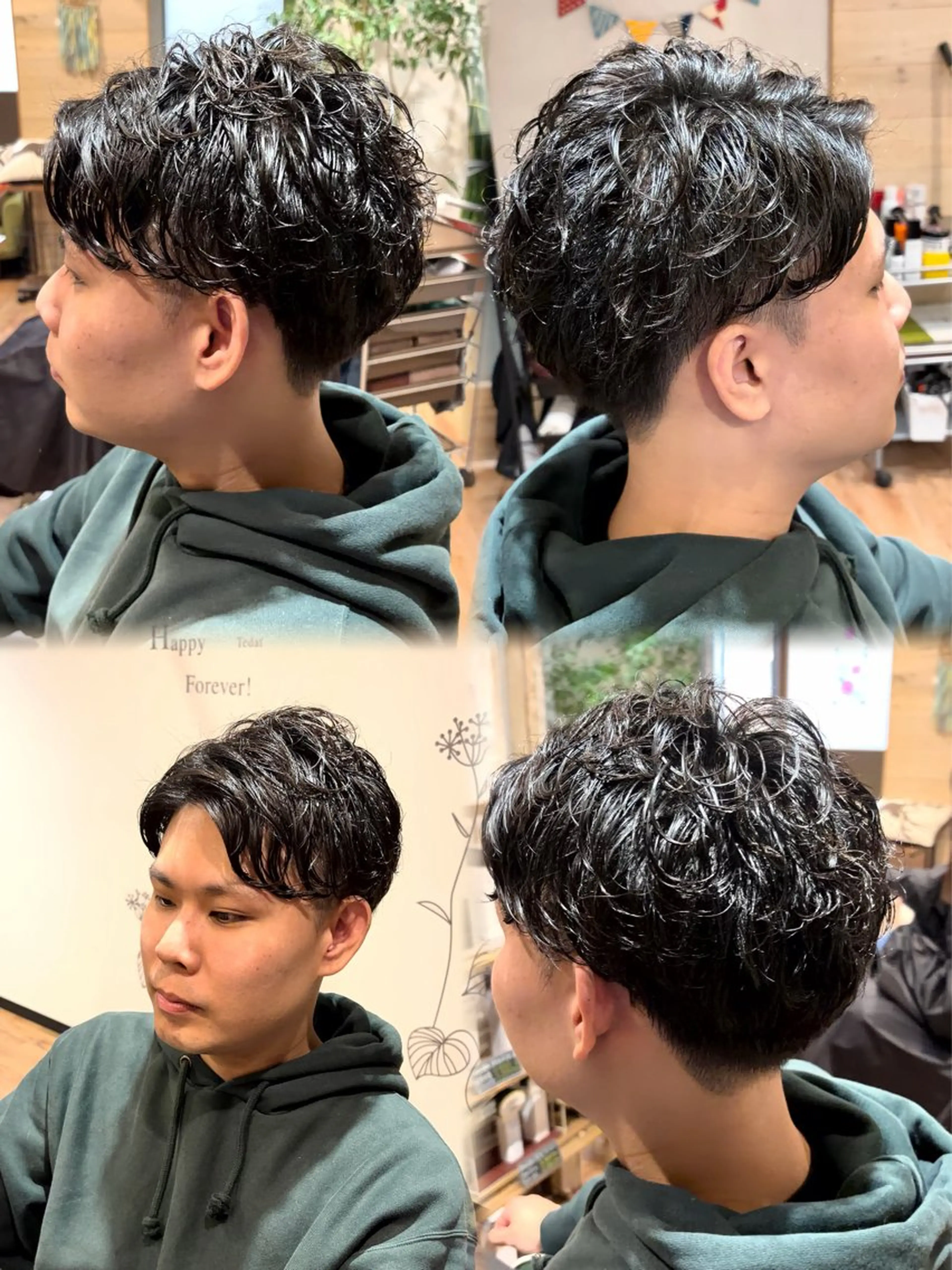 ショート パーマ カット パーマ トリートメント ✨ショート/ボブ 縮毛矯正✨アキラのヘアスタイル