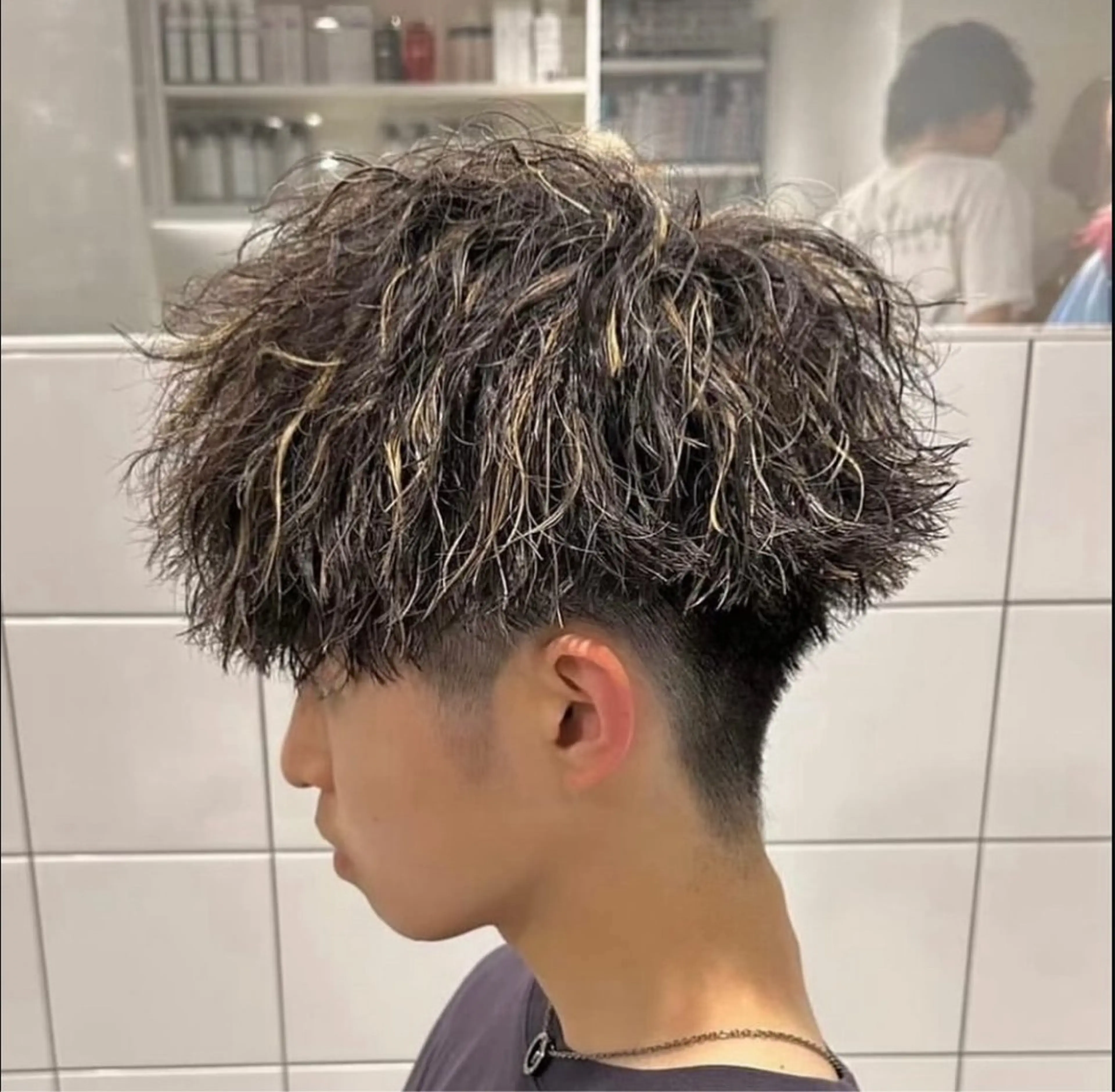 ショート パーマ メンズ 🖤Ayumi🖤 メンズ特化❤️‍🔥のヘアスタイル