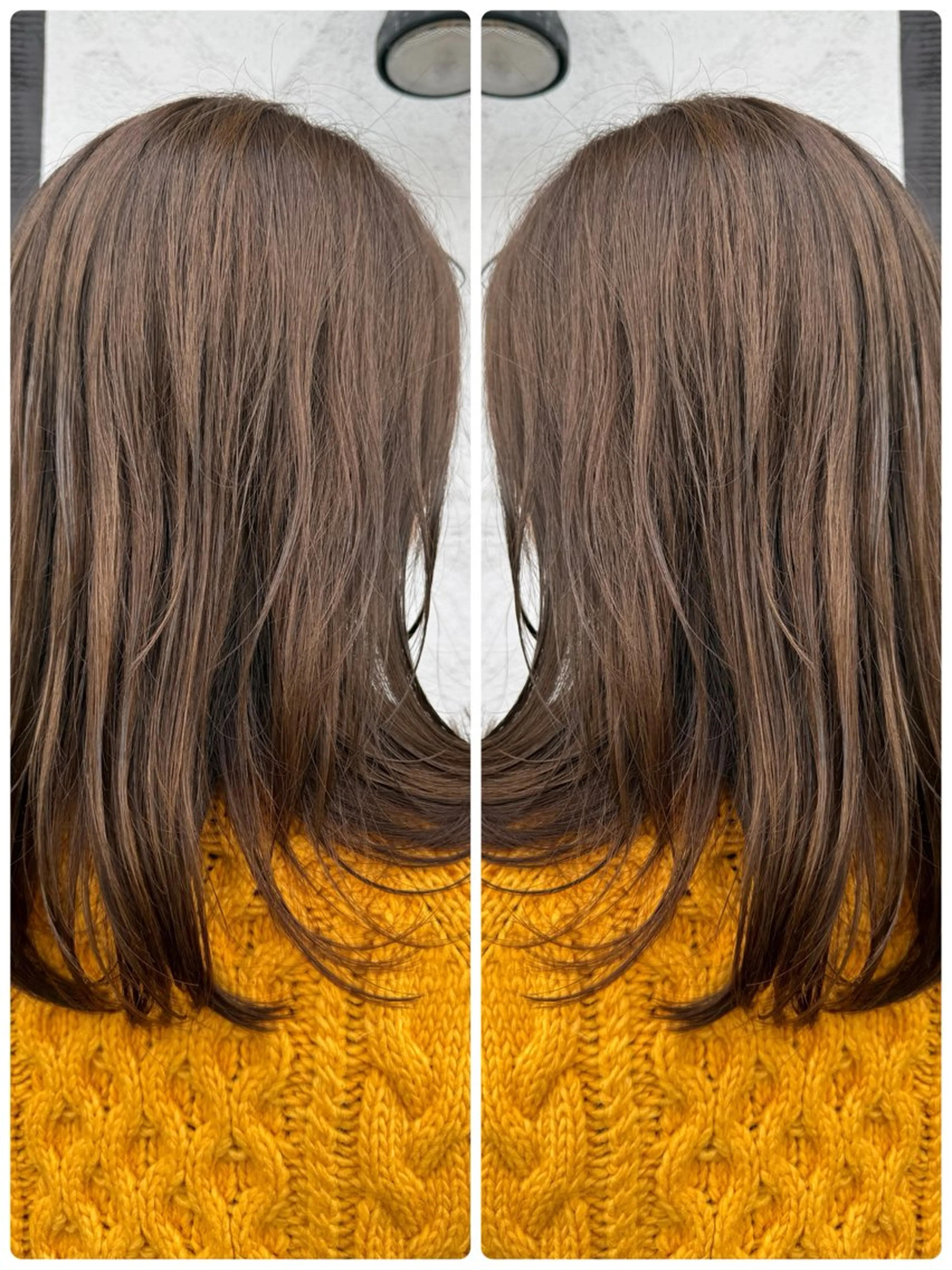 セミロング 艶カラー🕊️ ✴︎Yukari✴︎のヘアスタイル