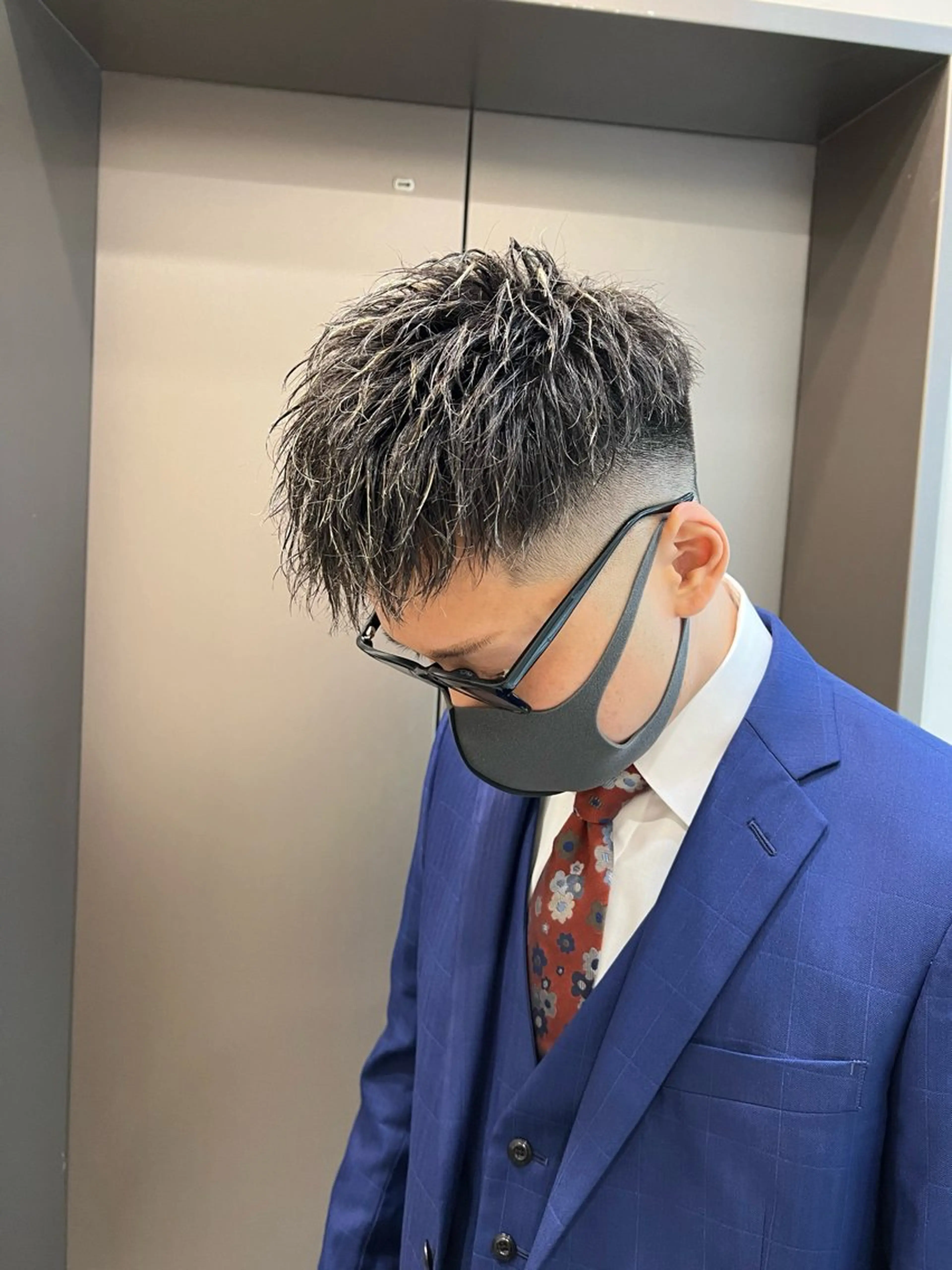 ショート カラー ヘアカラー 渋谷 【メンズ特化】ナゴムのヘアスタイル
