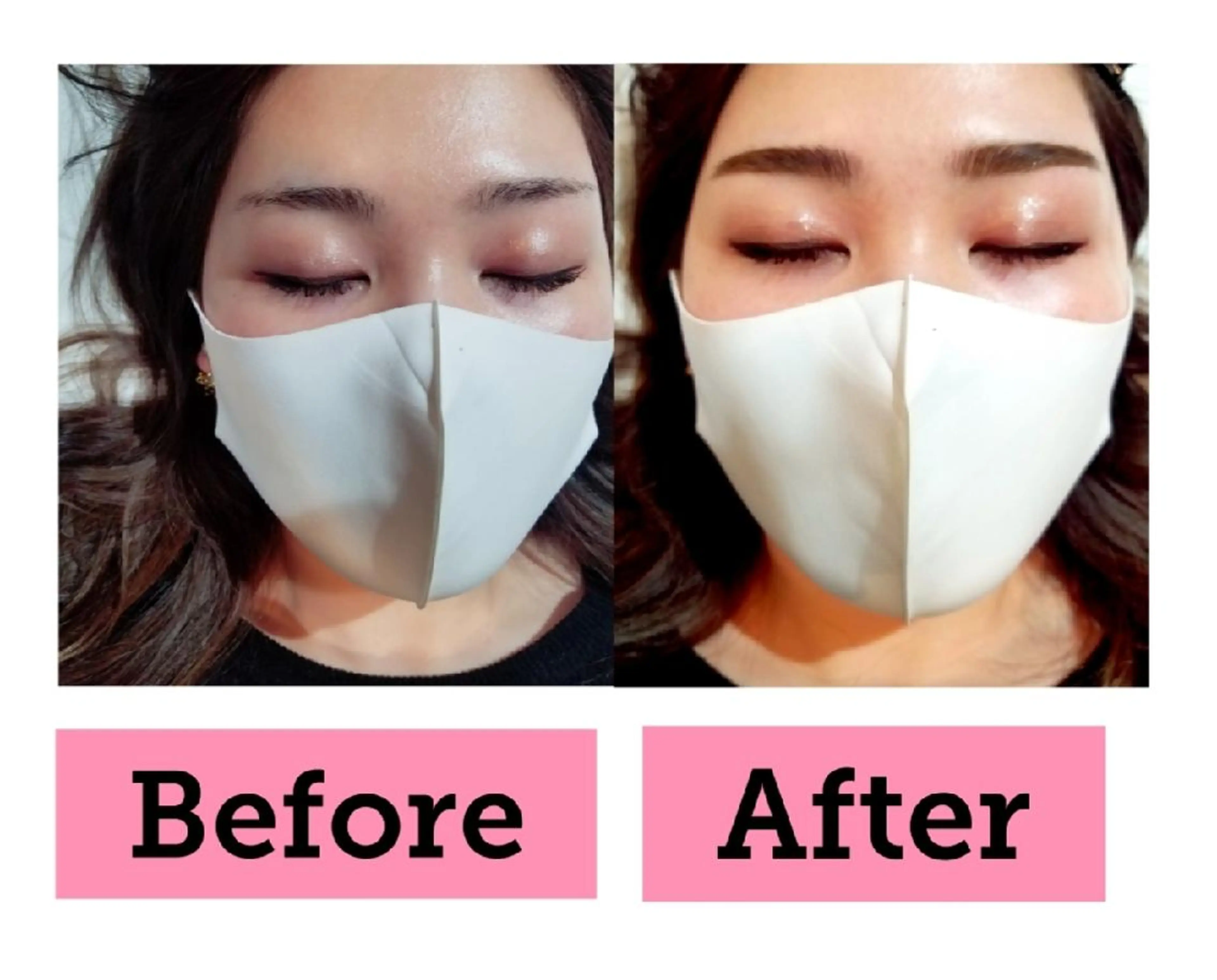 アイブロウ ハリウッドブロウリフト Coumi 女性専用美容室のヘアスタイル