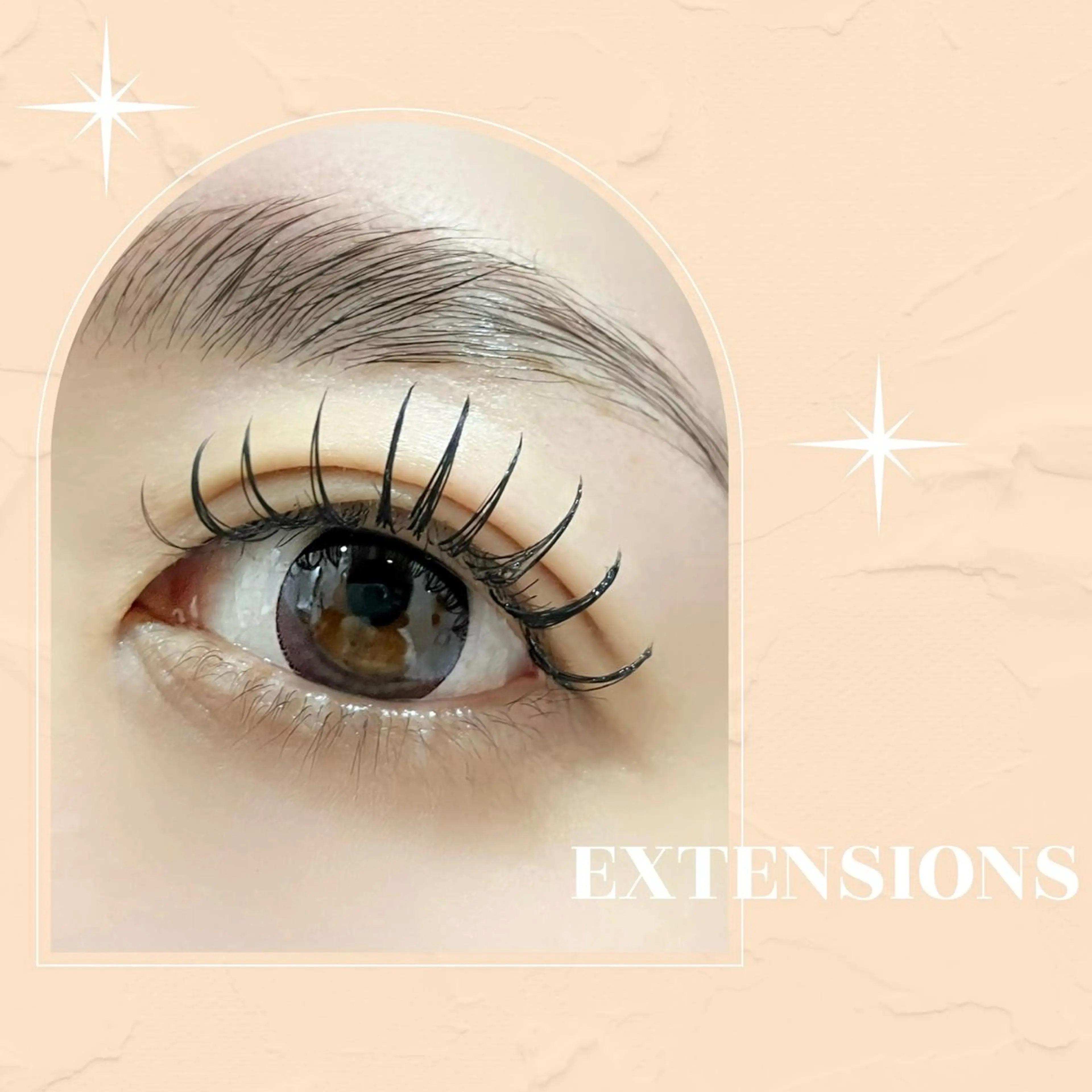 【まつエククーポン🤎】〜120本まで🤍選べる毛質(シングルorフラットラッシュorLED)の写真