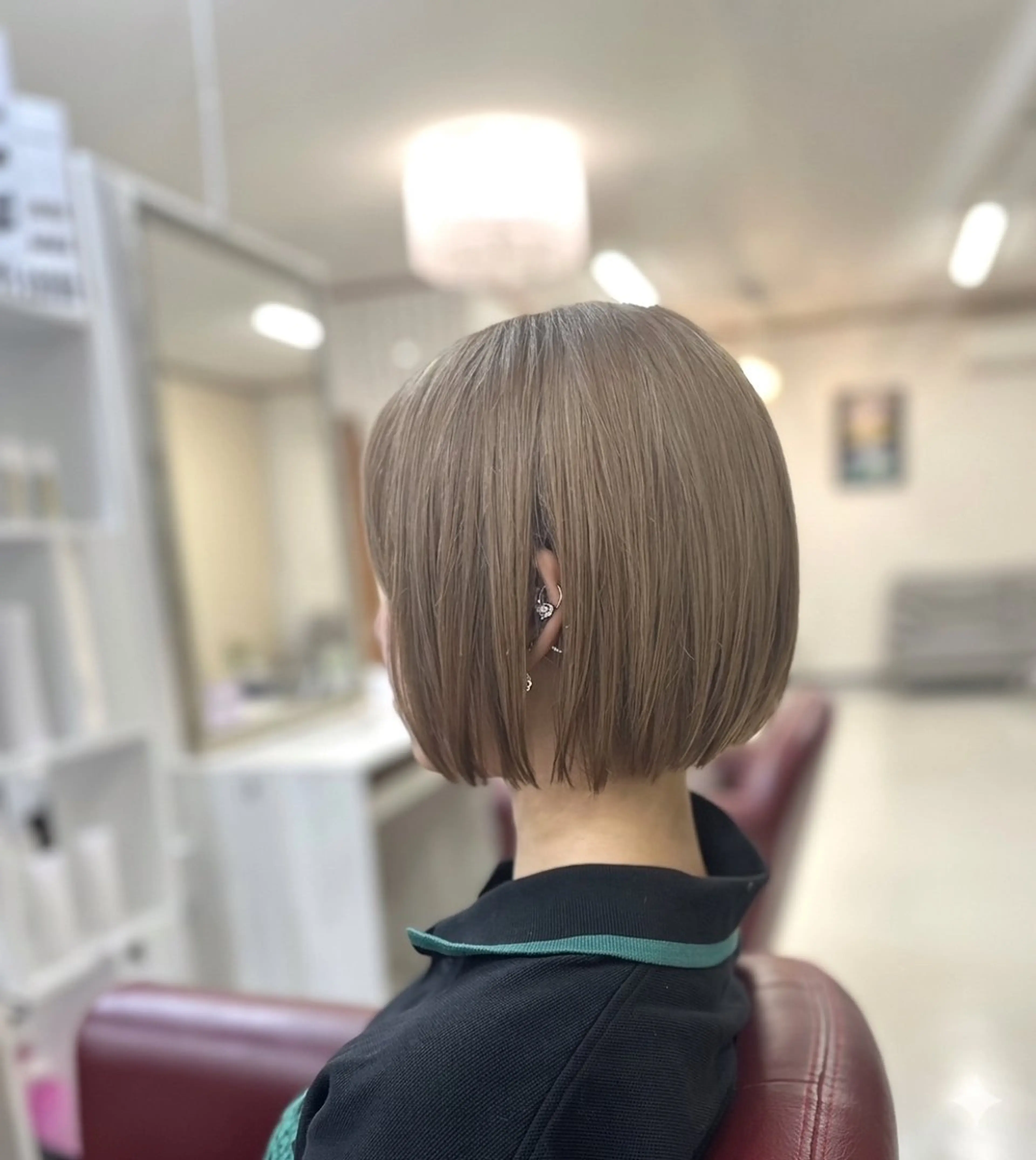 ショート カラー グレージュ KEN 🌟のヘアスタイル