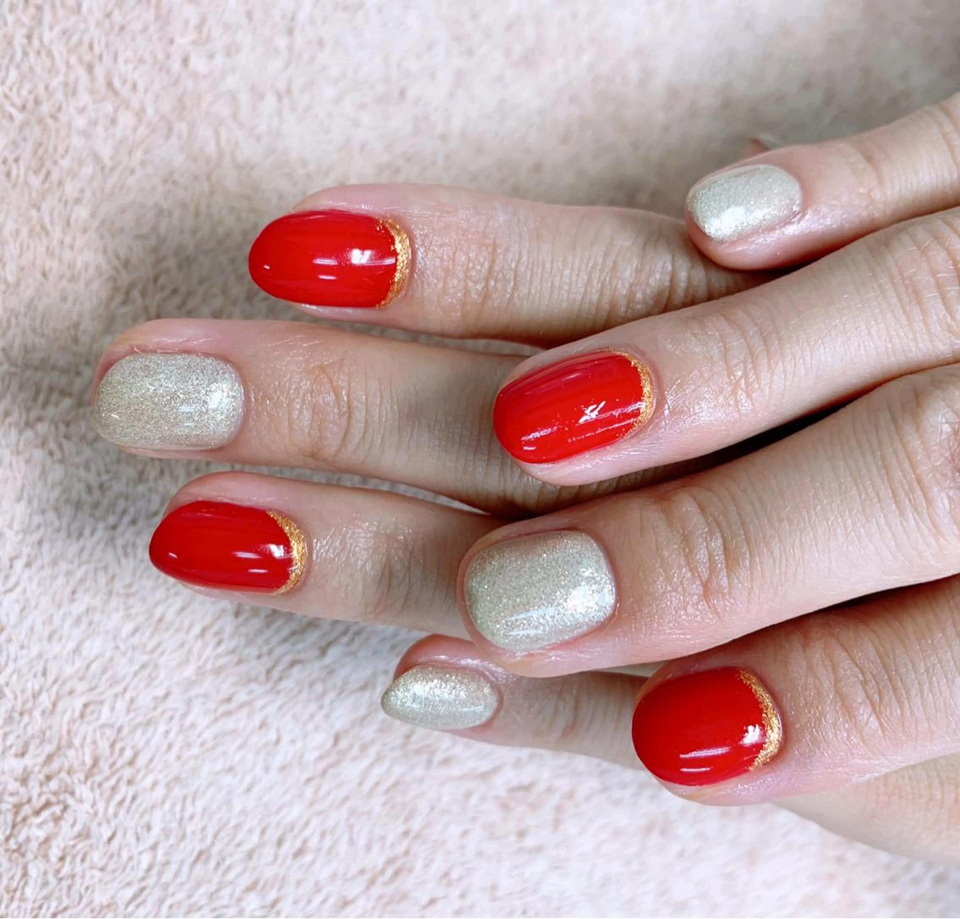 ネイル ⭐︎休業中の練習⭐︎ JNA認定講師髙橋のネイルデザイン