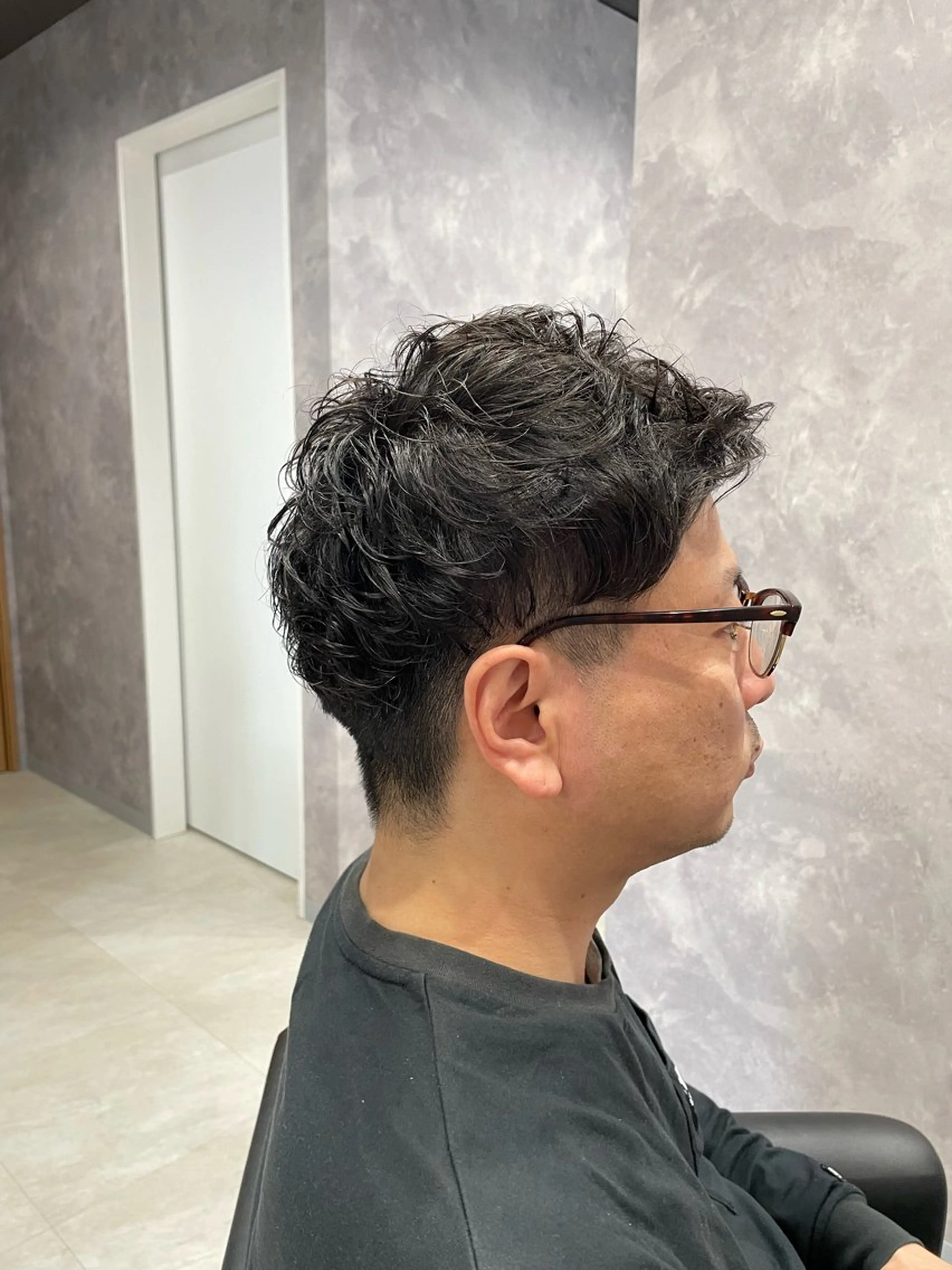 ショート パーマ メンズ ✨中野✨髪質改善✨ 野口虎剛のヘアスタイル