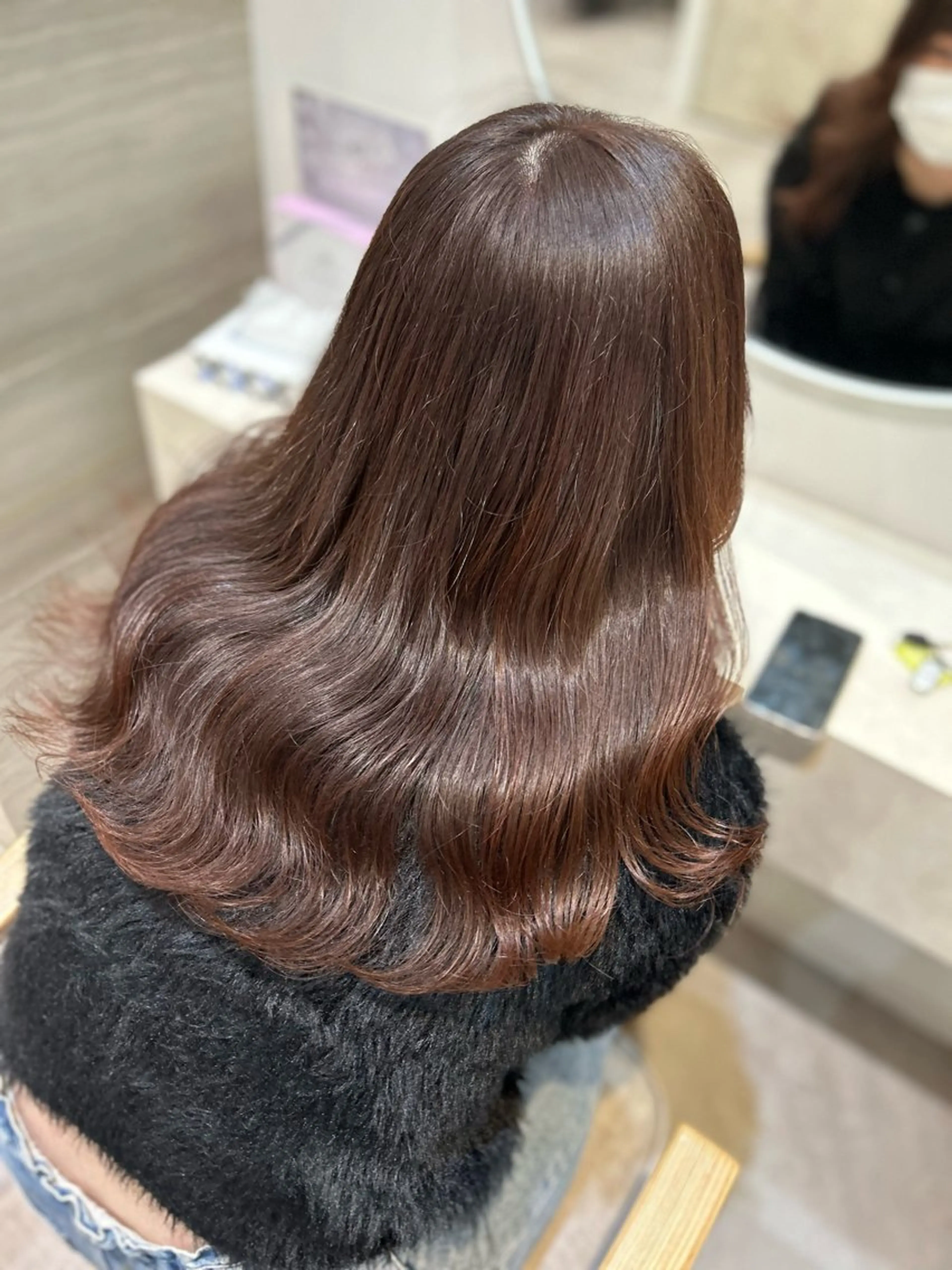 セミロング ヘアカラー トリートメント Agu gina 大宮/Yusei🦋のヘアスタイル