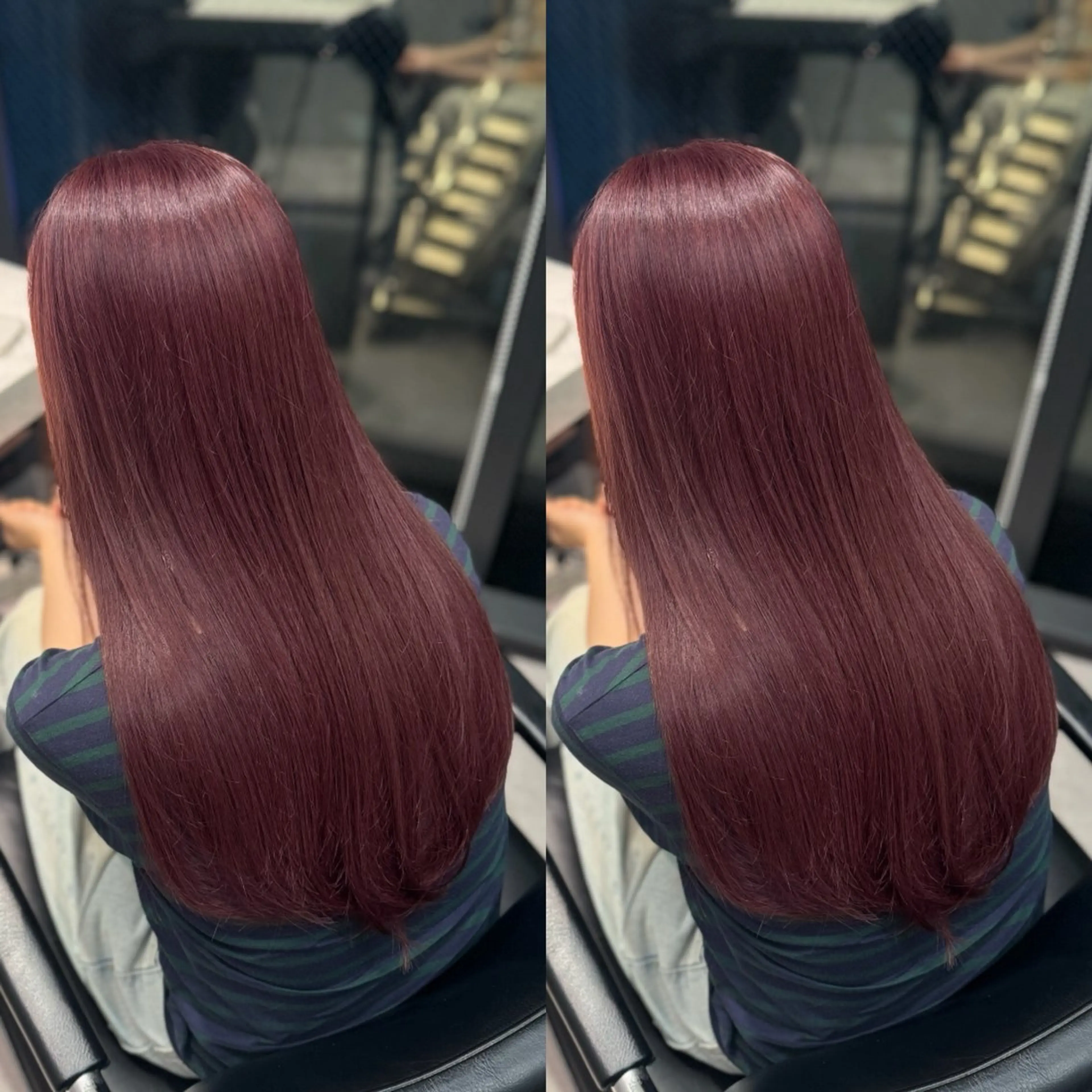 ロング ヘアカラー トリートメント 🌟透明感カラー 🌟松岡勇輝のヘアスタイル