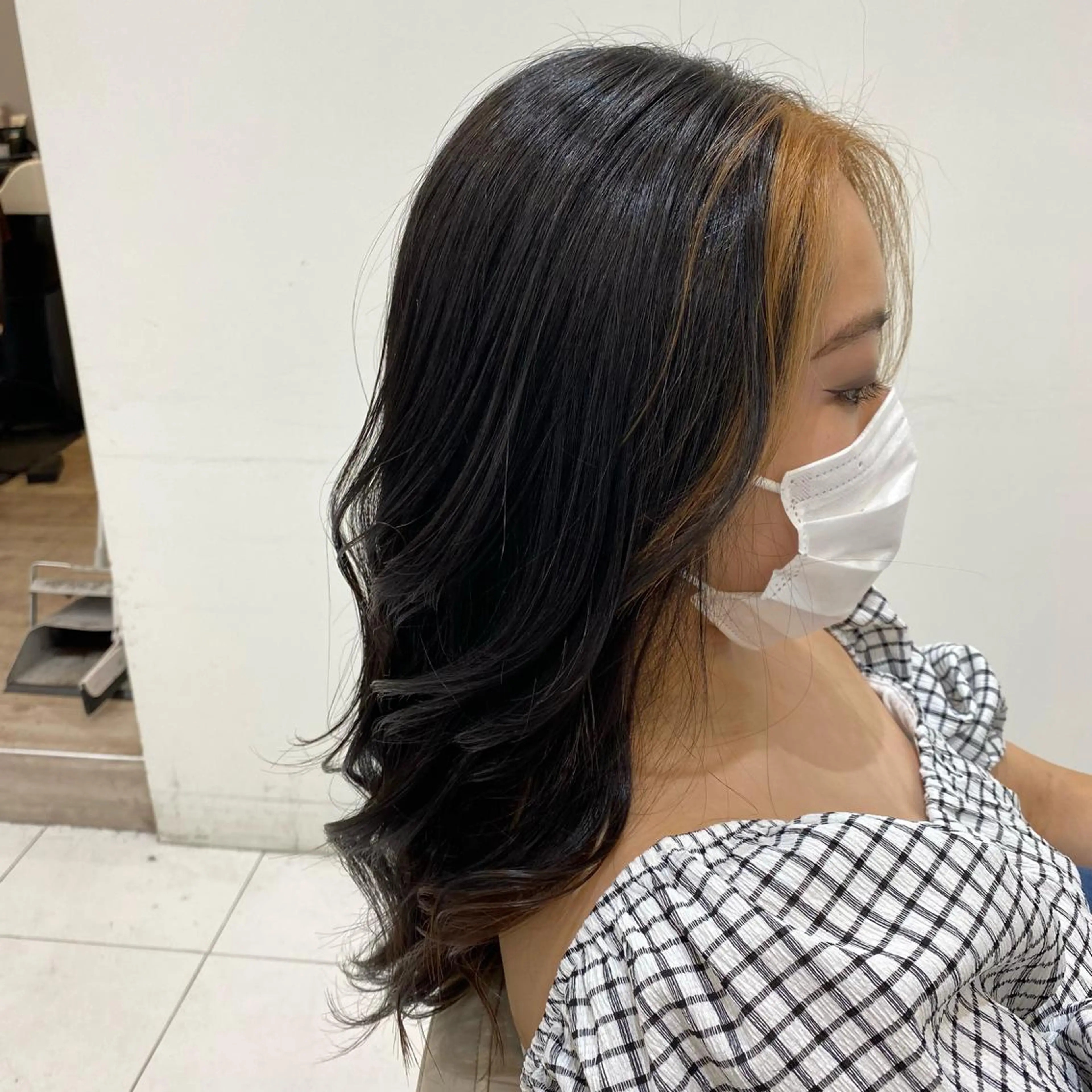 ロング ミストバング メンズサロンGRIT 店長　深山一平のヘアスタイル