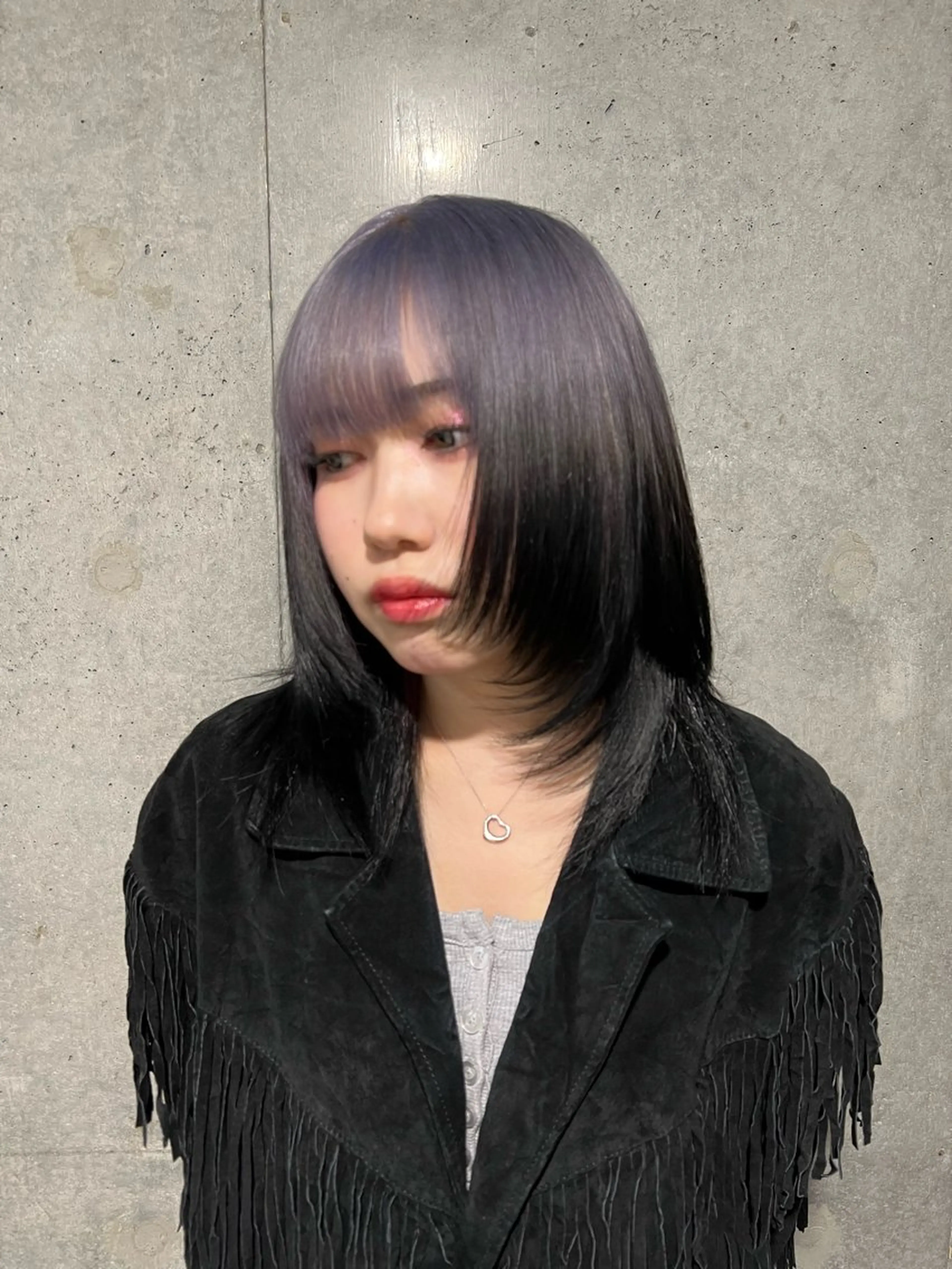 ミディアム ヘアカラー トリートメント 原宿美容師／複雑 履歴修正/きょたのヘアスタイル