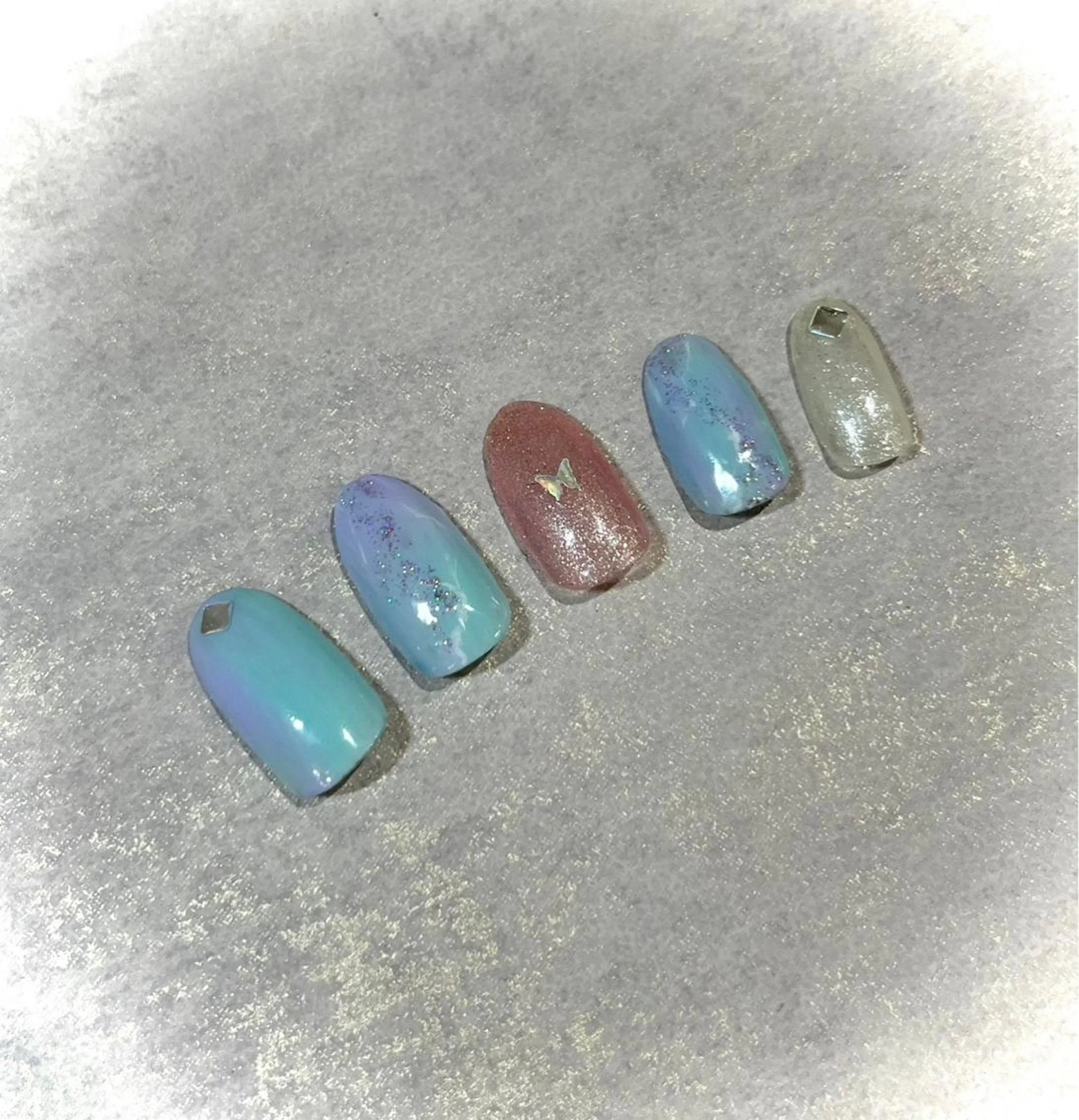 ネイル ニュアンスネイル 冬ネイル ハンドネイル Salon Ｋのネイルデザイン