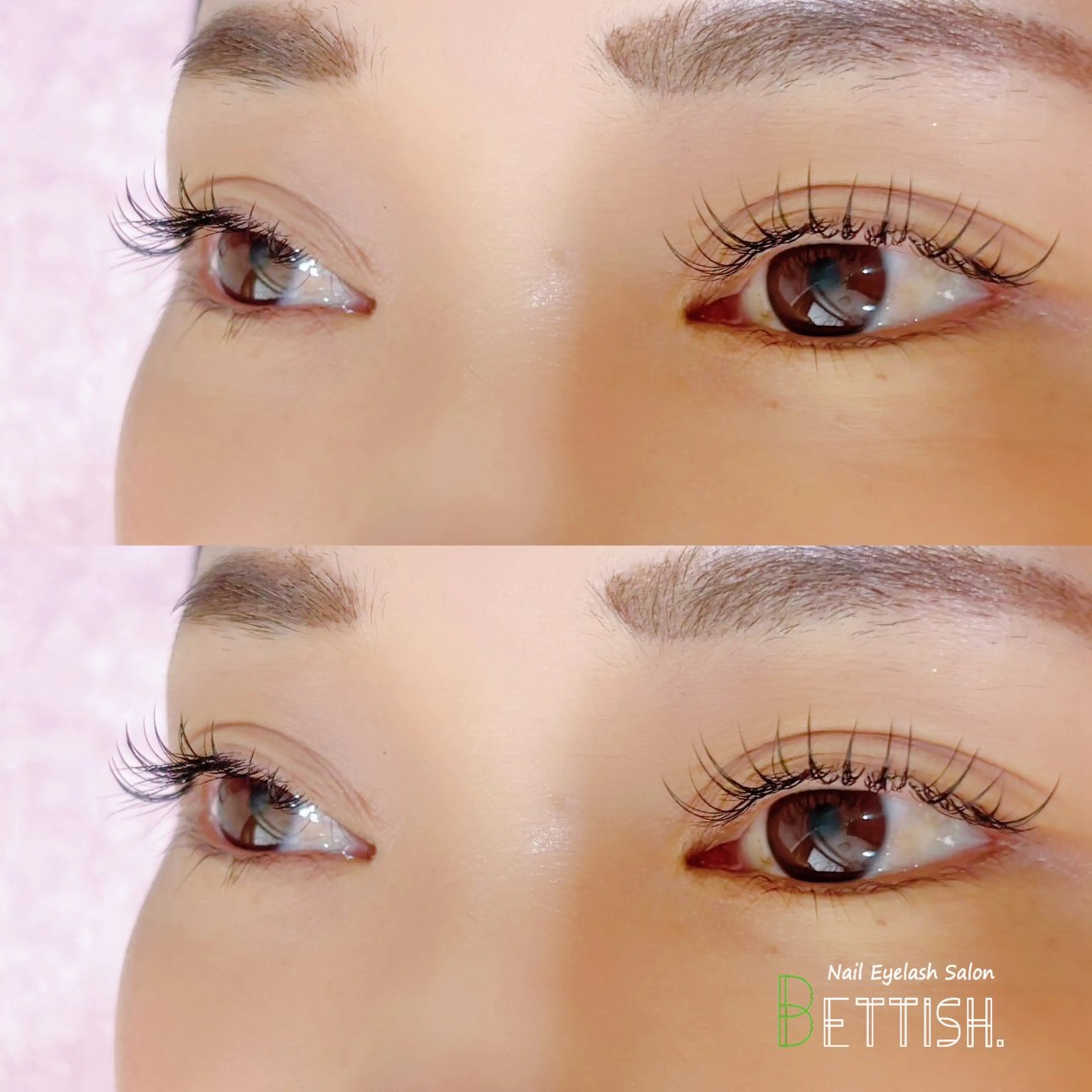 マツエク・マツパ フラットラッシュ マツエク BETTISH🩵 SERIのマツエク・マツパデザイン