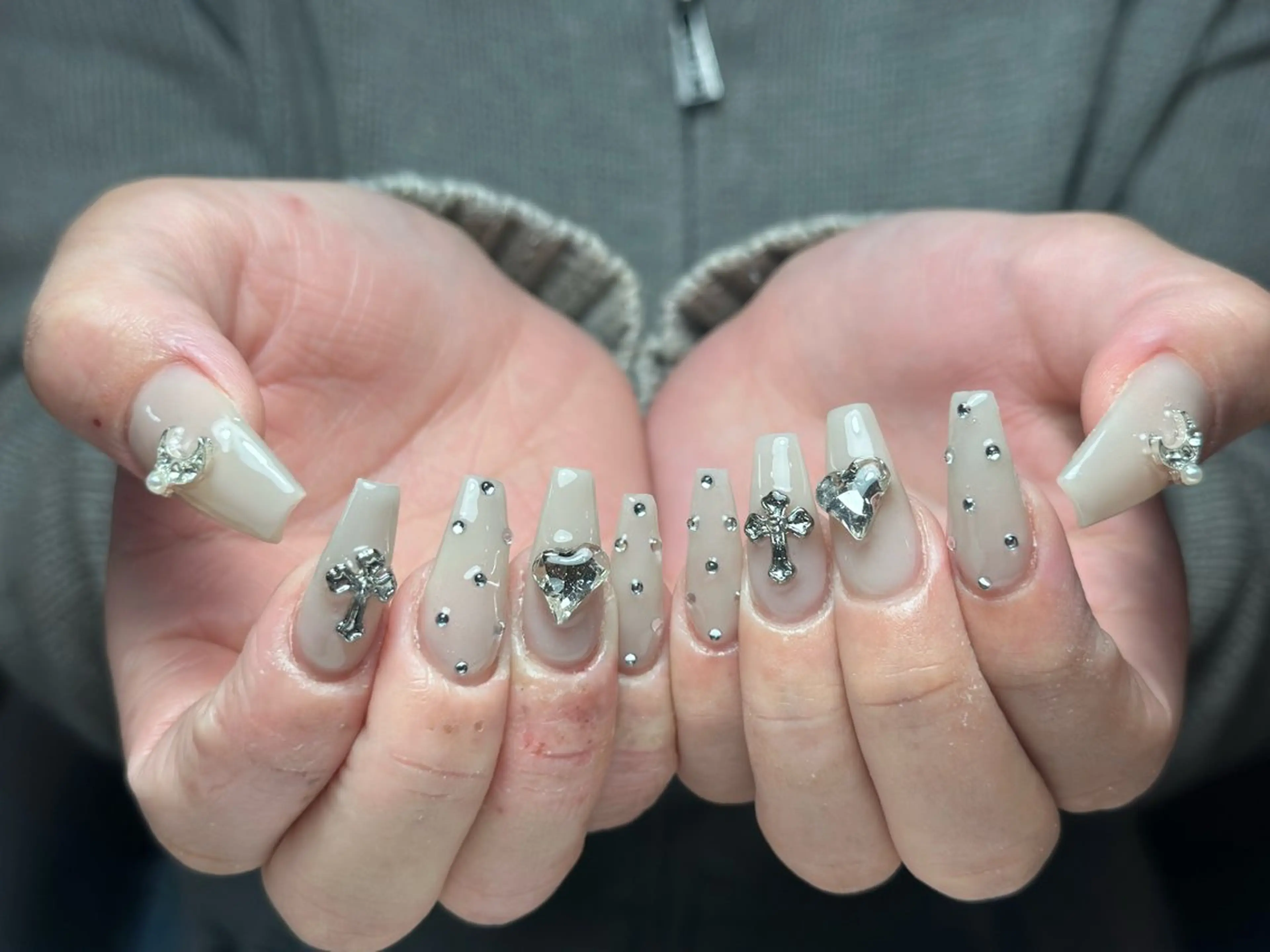 ネイル 韓国ネイル シンプルネイル ワンホンネイル ハンドネイル CoMo Nailのネイルデザイン