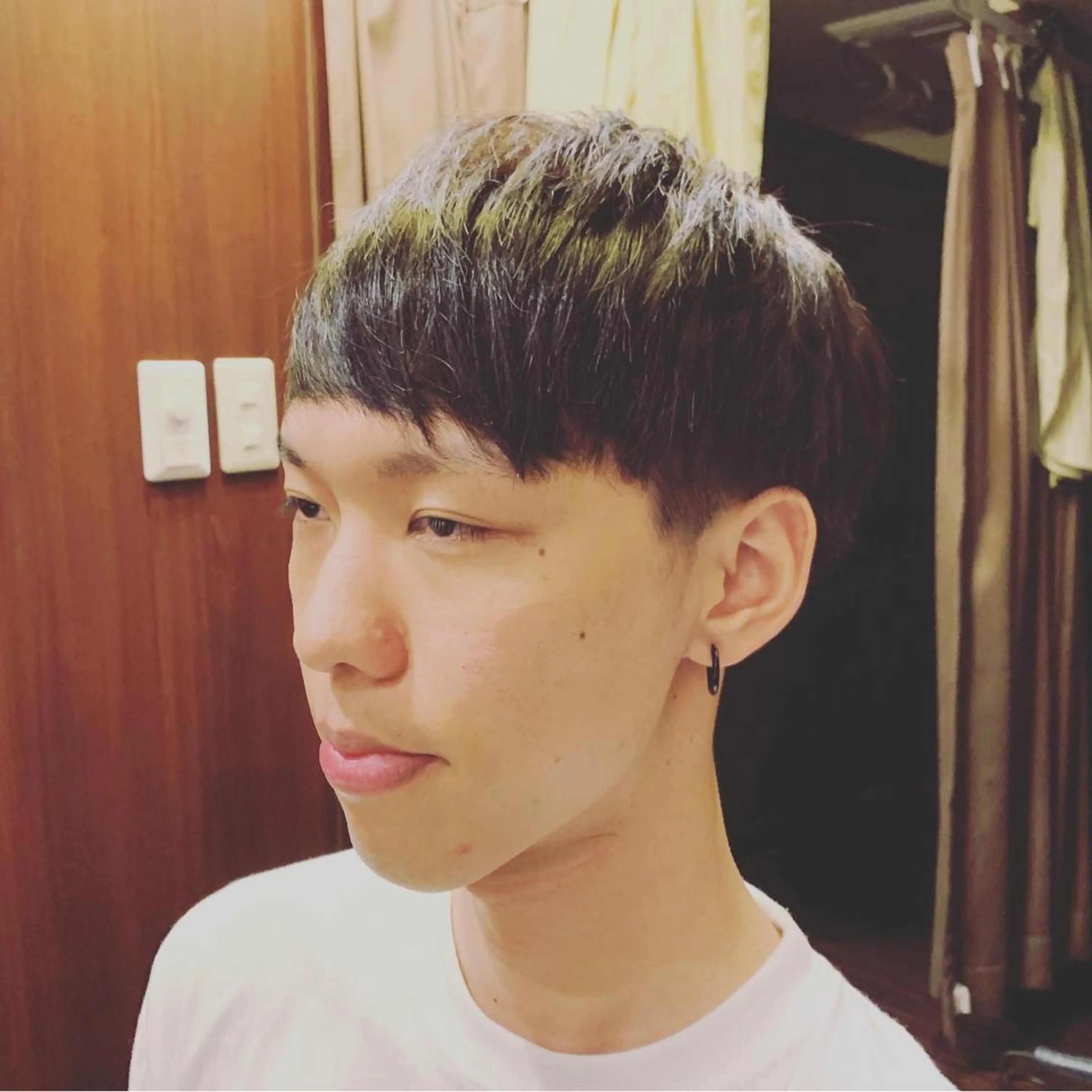 ショート カラー メンズ ひらお あおとのヘアスタイル