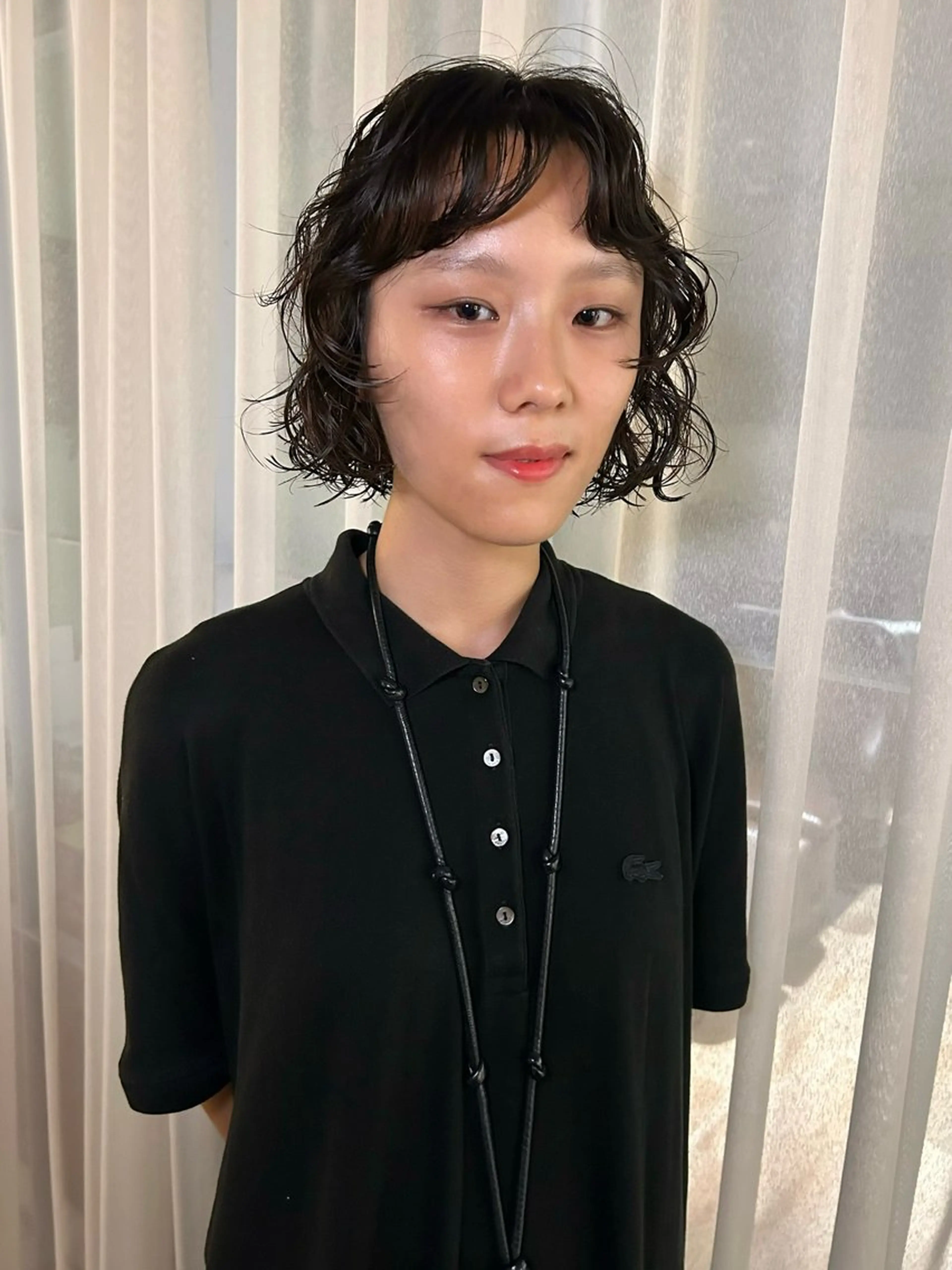 ショート パーマ ボブ・レイヤー ・パーマ【iri】のヘアスタイル