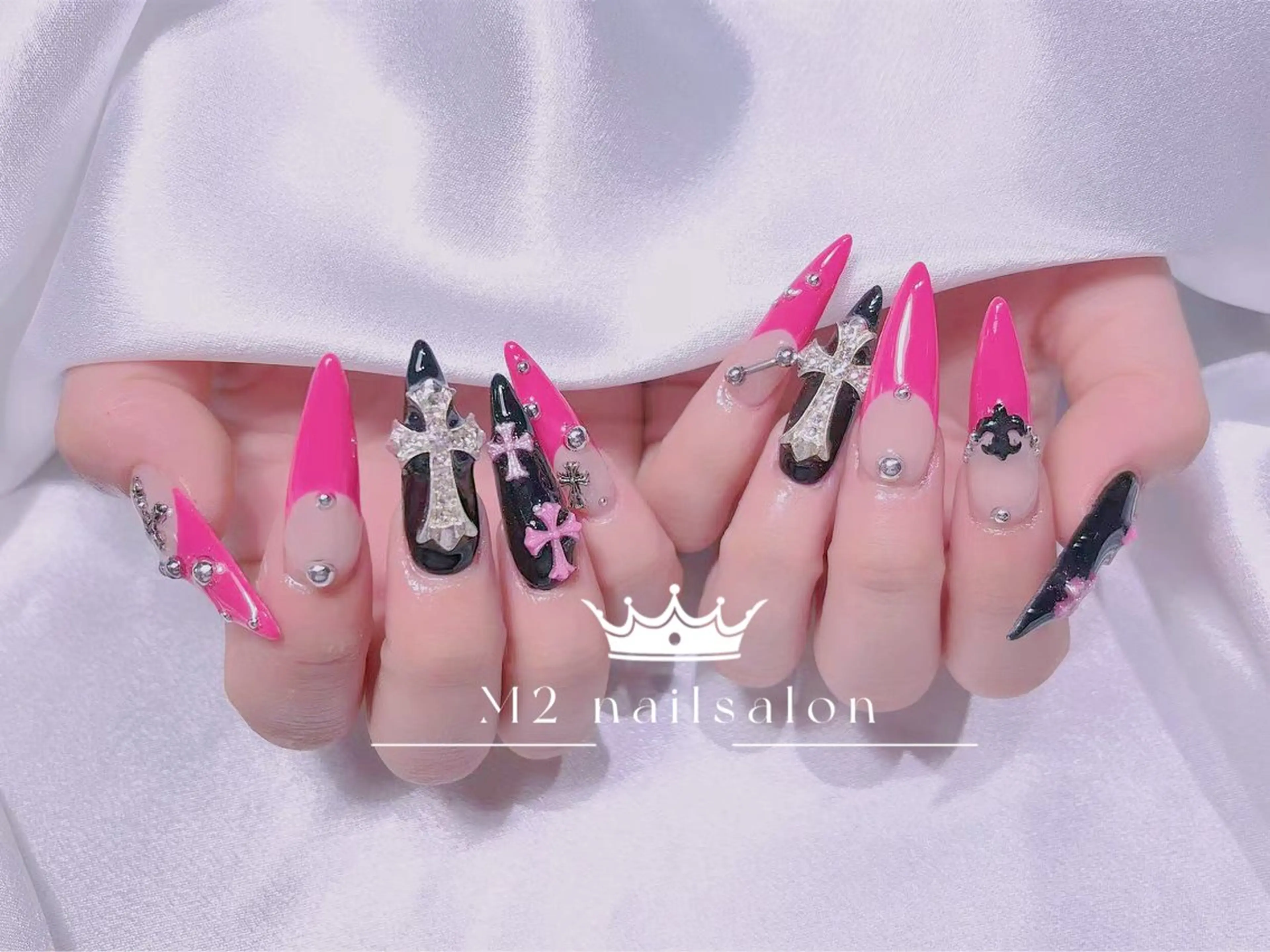 ネイル ハンドネイル 長さだし専門店 M2 rikaのネイルデザイン