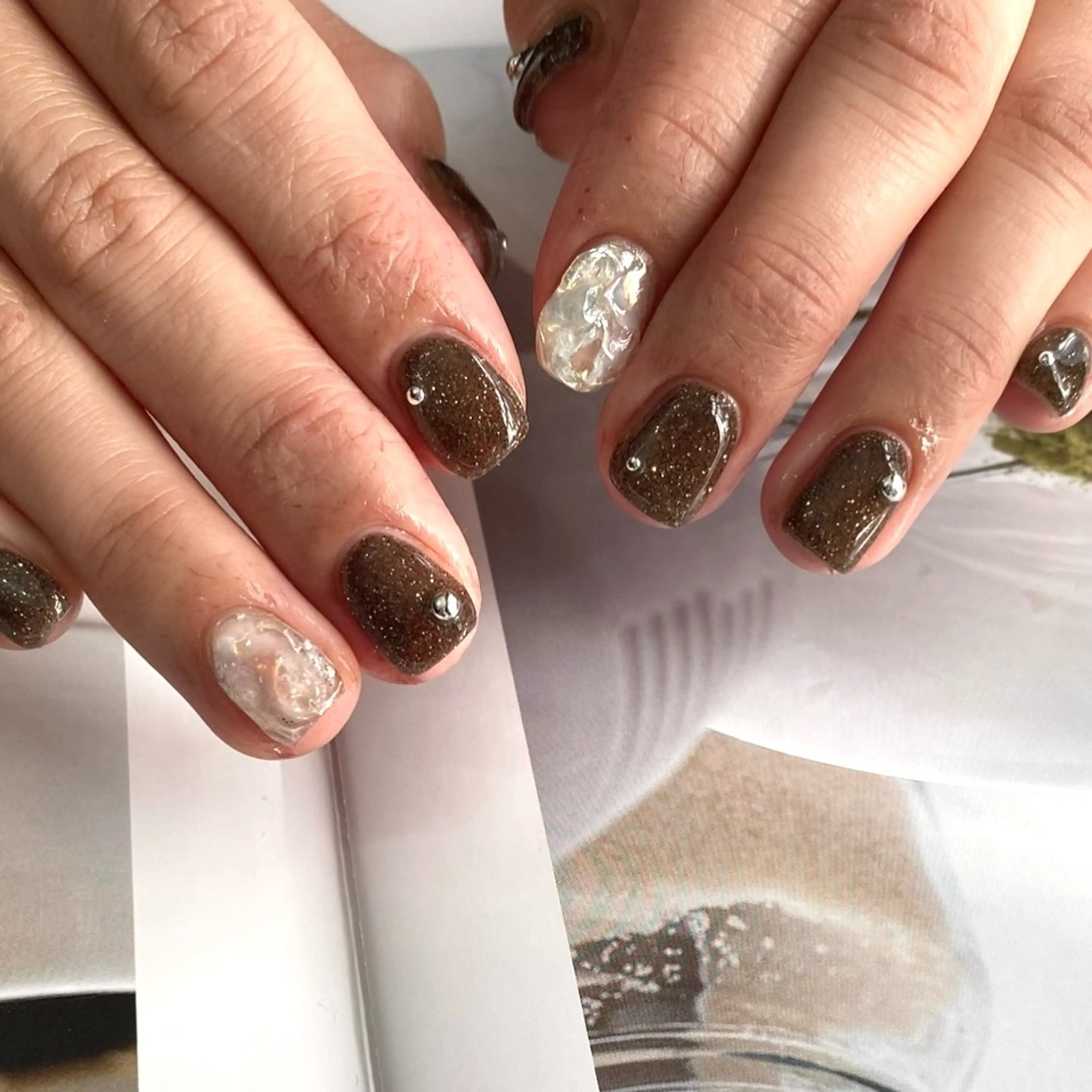 ネイル ハンドネイル ハンドケア máni hazukiのネイルデザイン