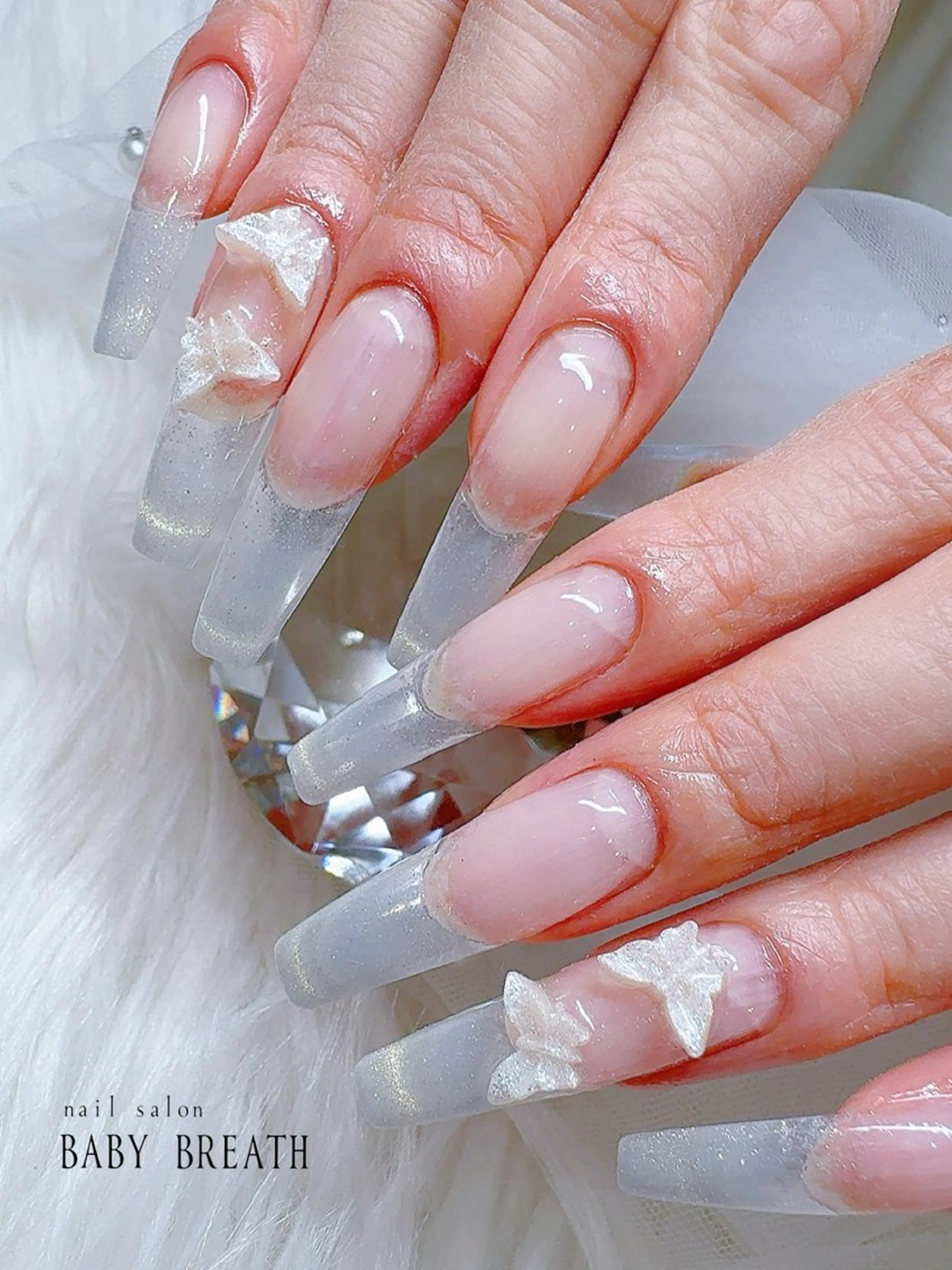 ネイル アートネイル フラッシュネイル フットネイル グラデーション ラメ(グリッター) ハンドネイル y natsumiのネイルデザイン