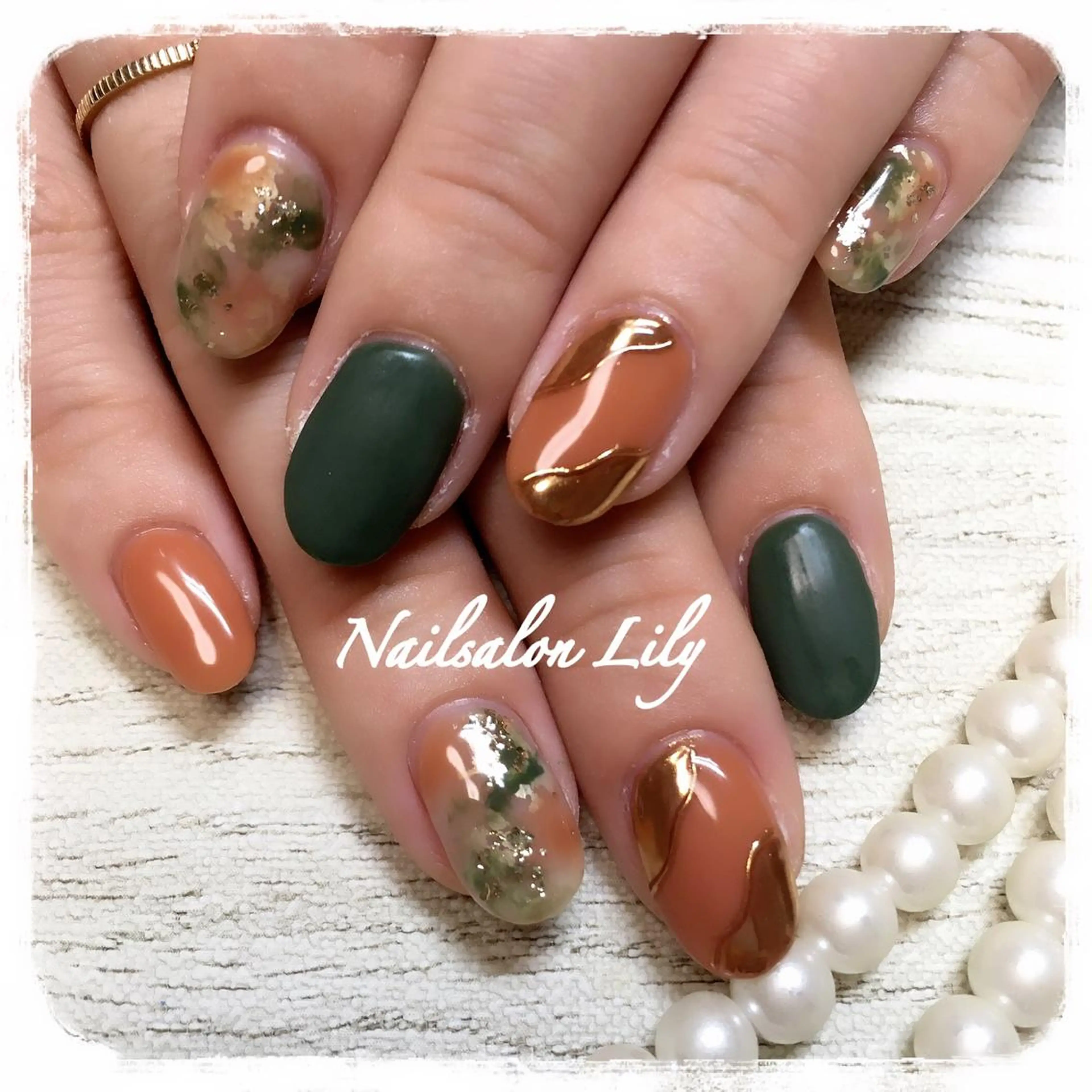 ネイル ハンドネイル Lily*nail 🌻Mii🌻のネイルデザイン