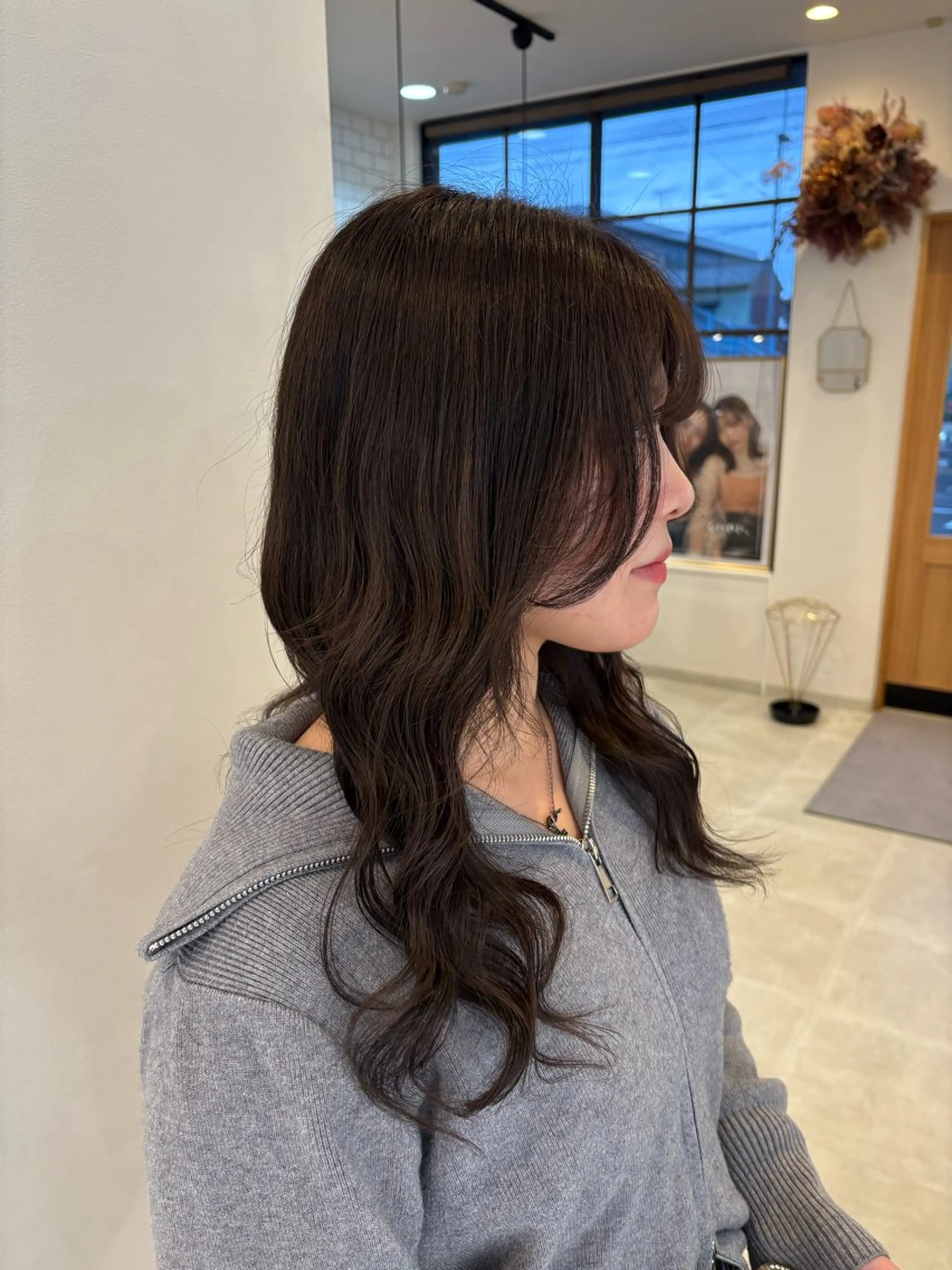 セミロング ヘアカラー 神田瑠衣 /名古屋/星ヶ丘のヘアスタイル