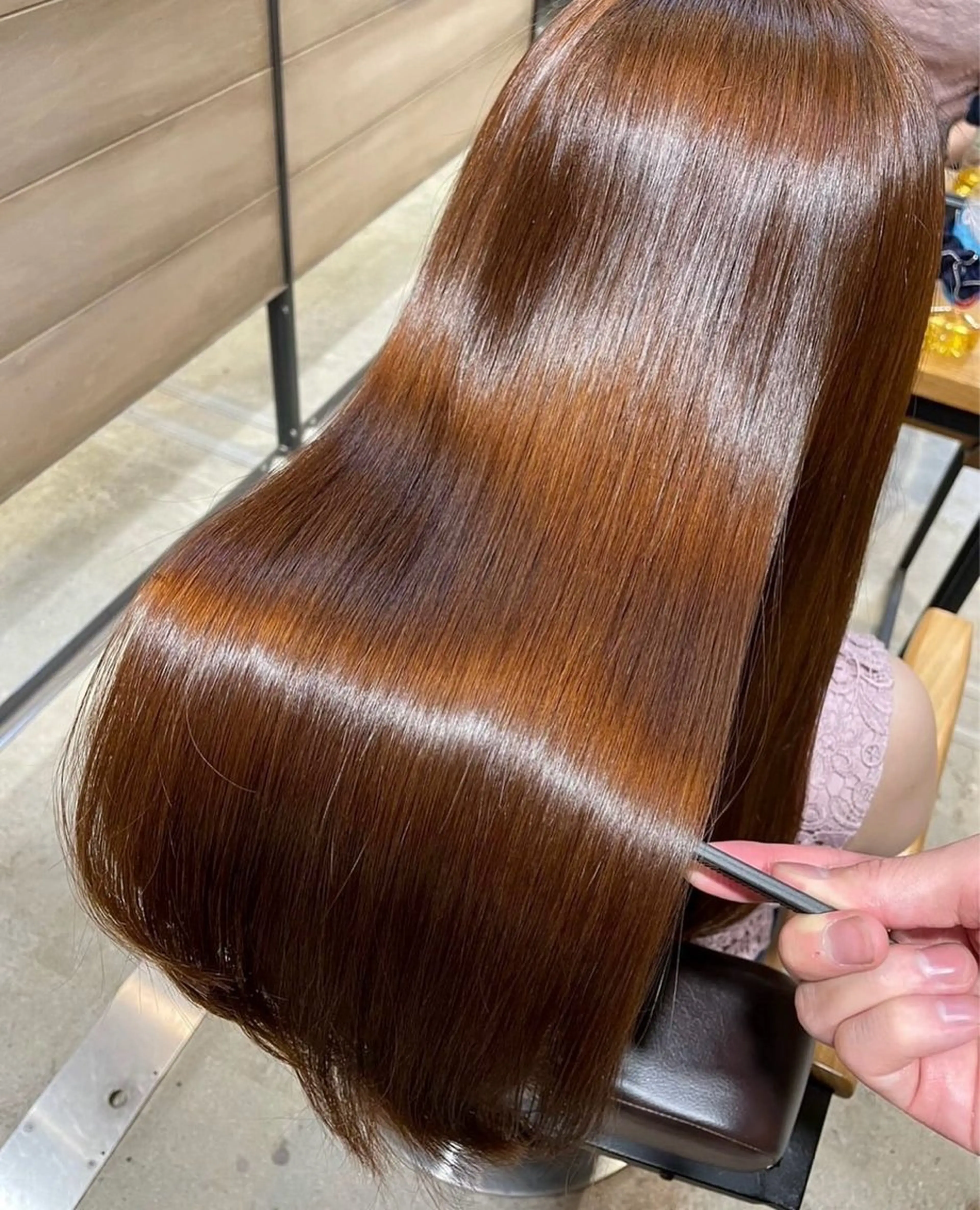 セミロング 韓国/ワンホンヘア 髪質改善/MaCoのヘアスタイル