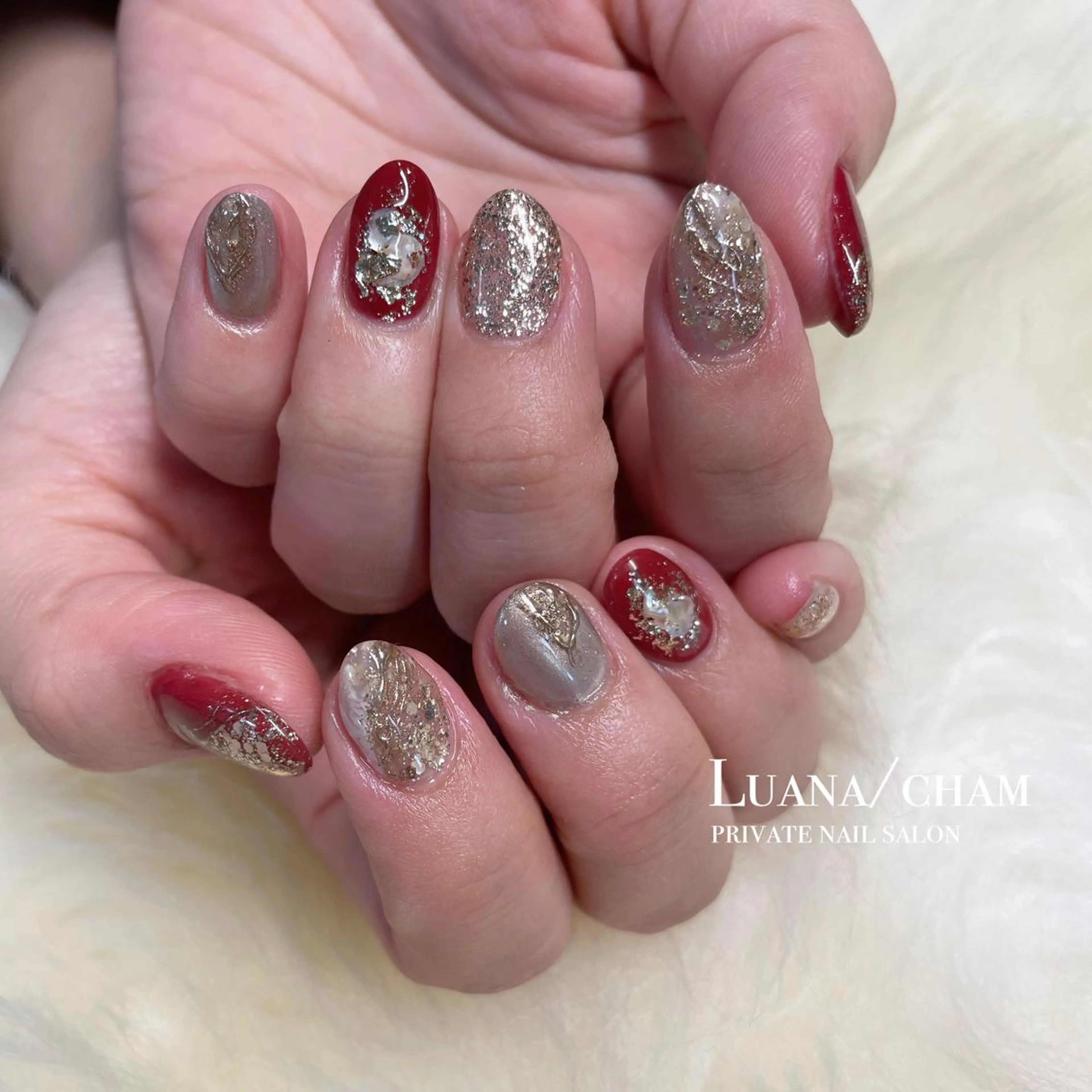 ショート ネイル ハンドネイル nail salon neigeのネイルデザイン