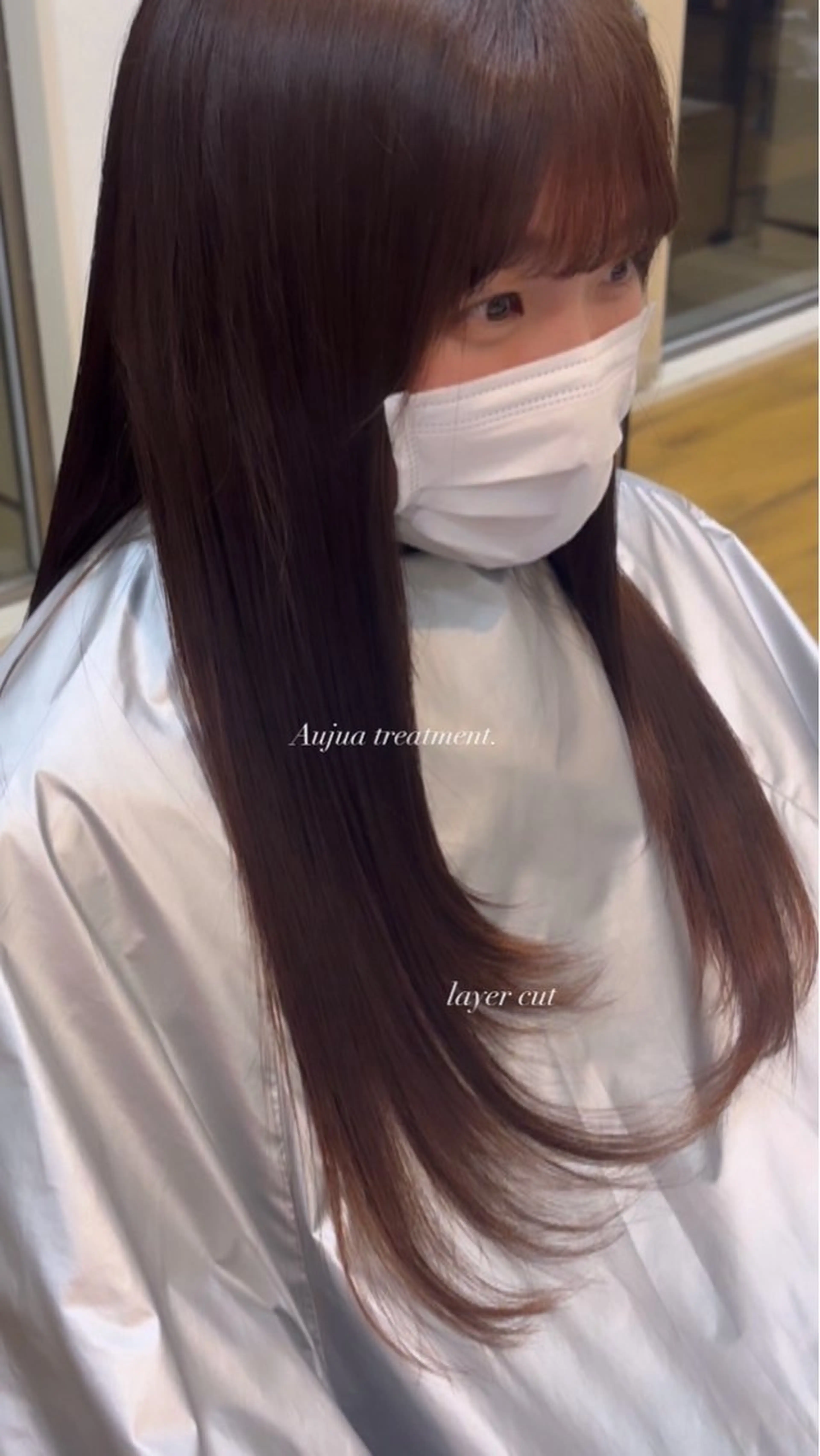 ロング reborn店長 🤍リルのヘアスタイル