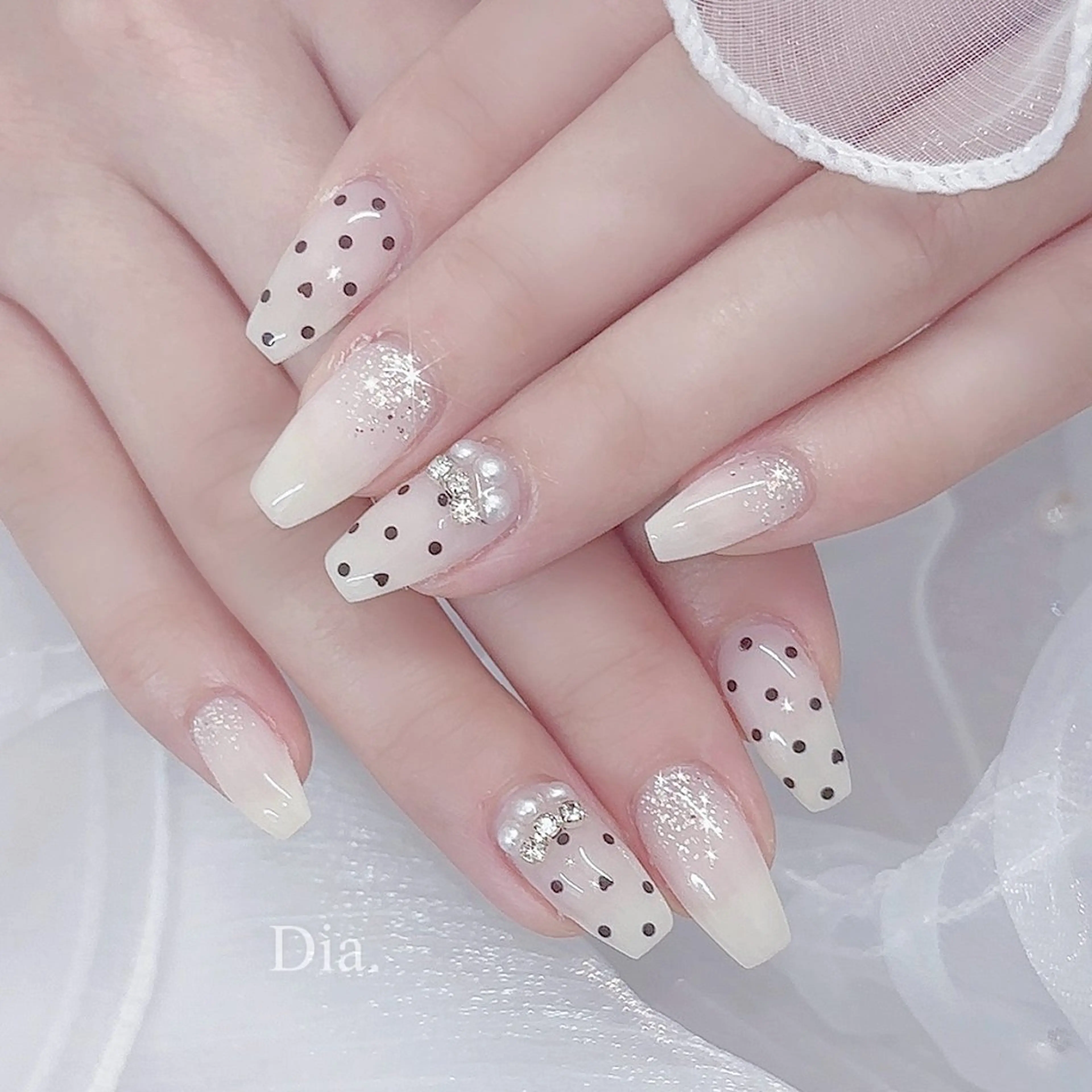 ネイル ドット ハンドネイル minori 💎Dia.のネイルデザイン
