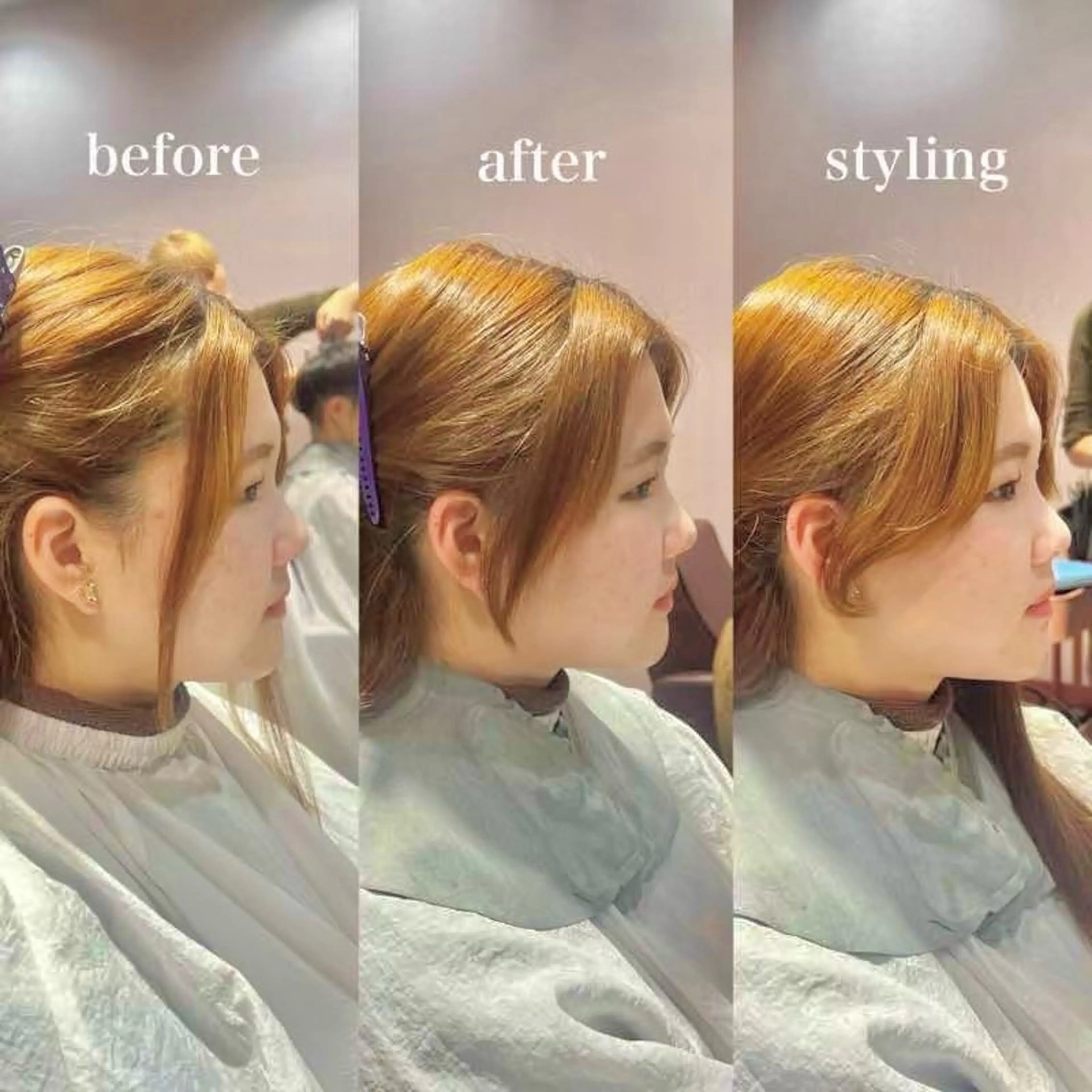 セミロング アッシュ 韓国風カラー ボブ 髪質改善 韓国風ヘア 🌿寄り添い型美容師 🌿yuiのヘアスタイル