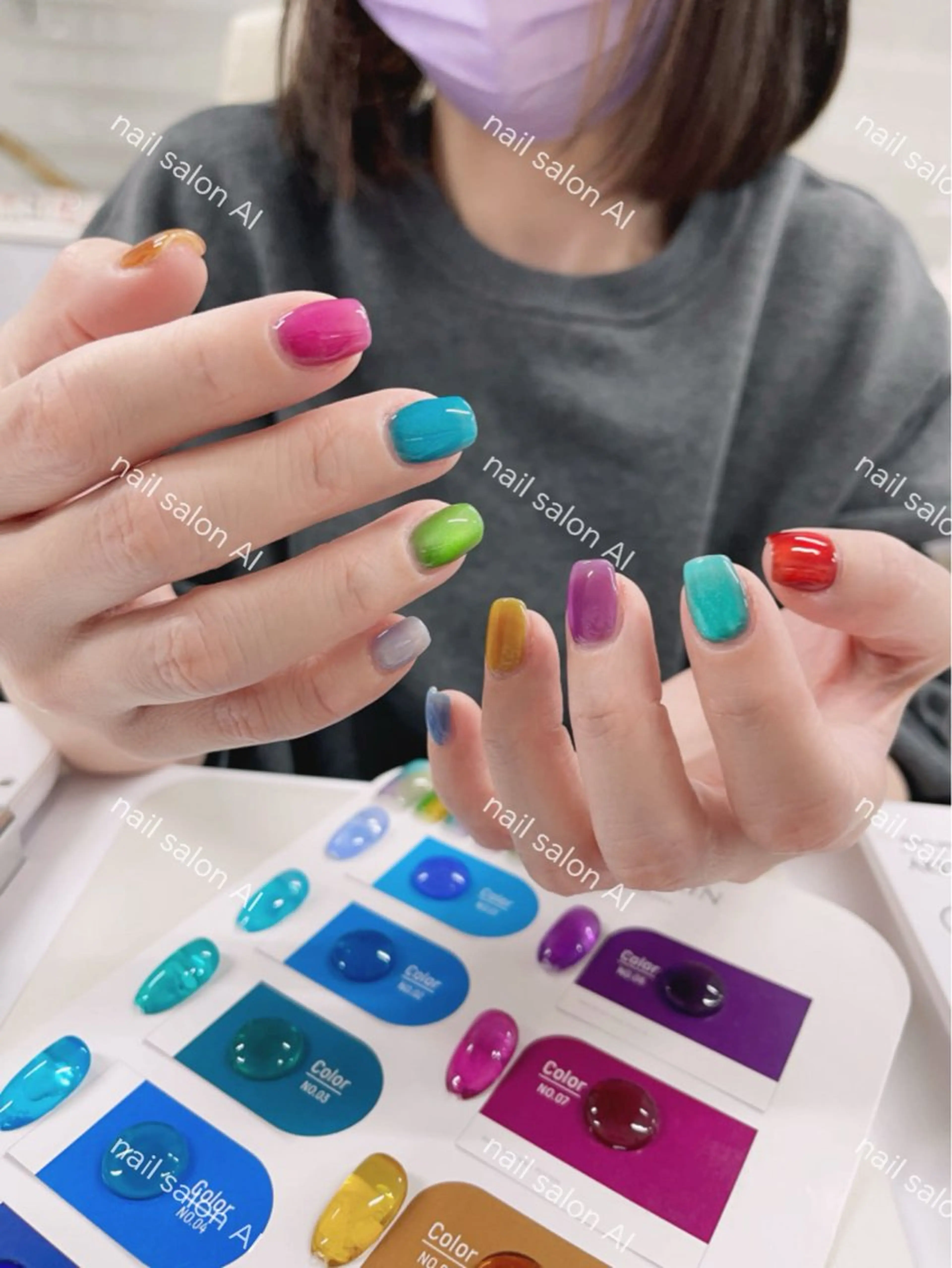 ネイル ハンドネイル nail salon AIのネイルデザイン