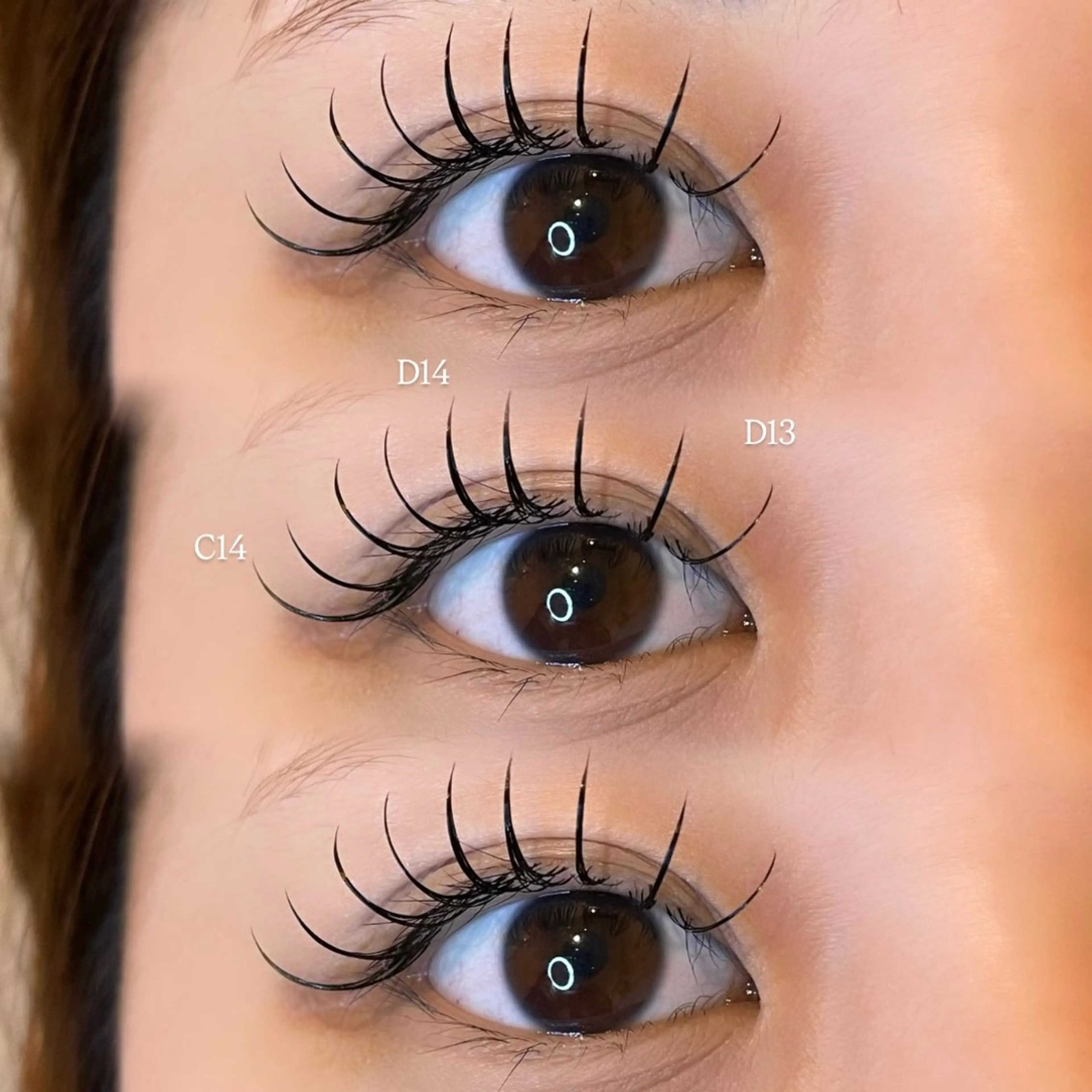 マツエク・マツパ マツエク Mell Yuuna ♡パリエク /束感のマツエク・マツパデザイン