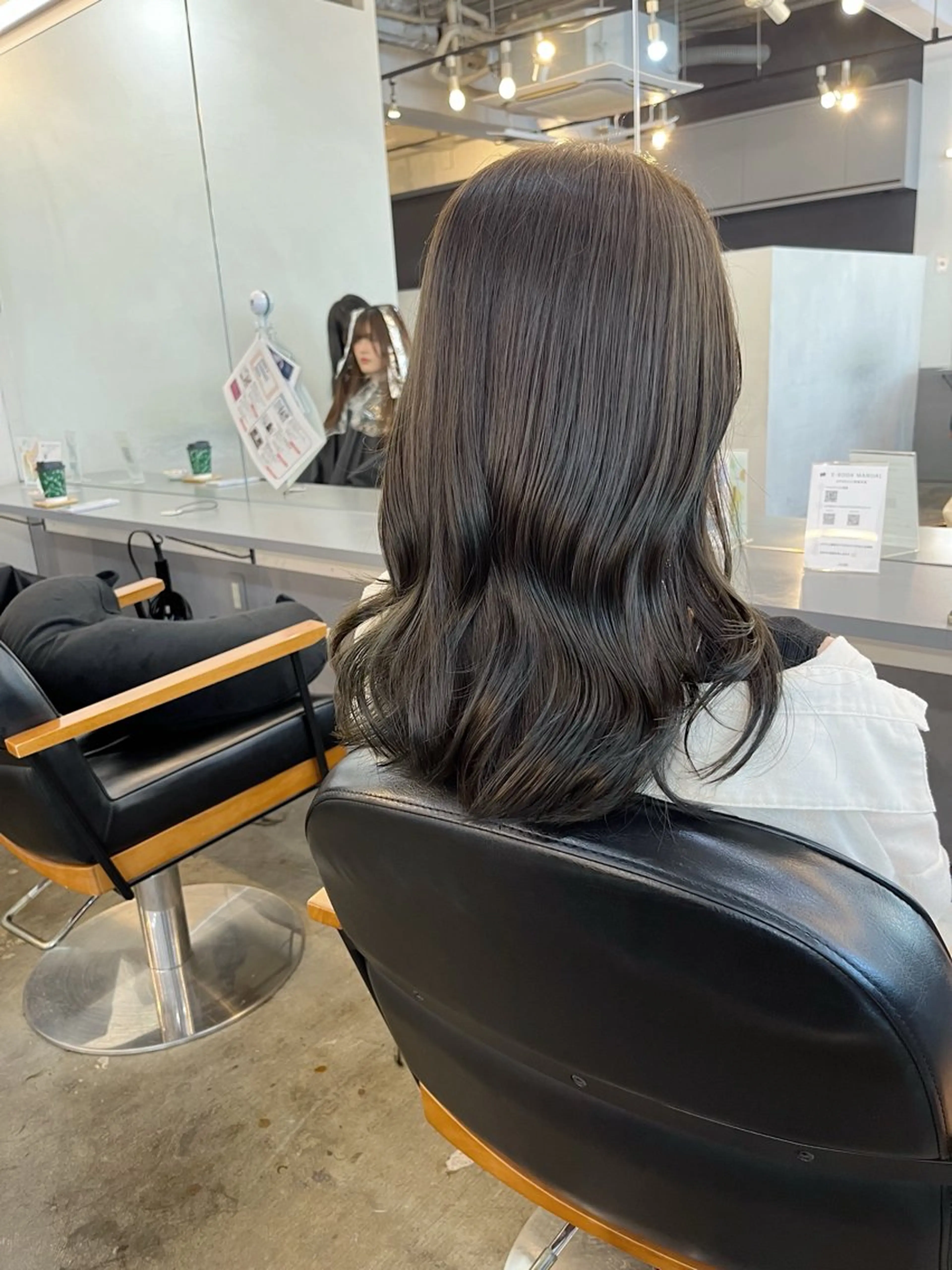 セミロング カラー カット ヘアカラー トリートメント 🌛ダブルカラー 🌜SAYAKAのヘアスタイル