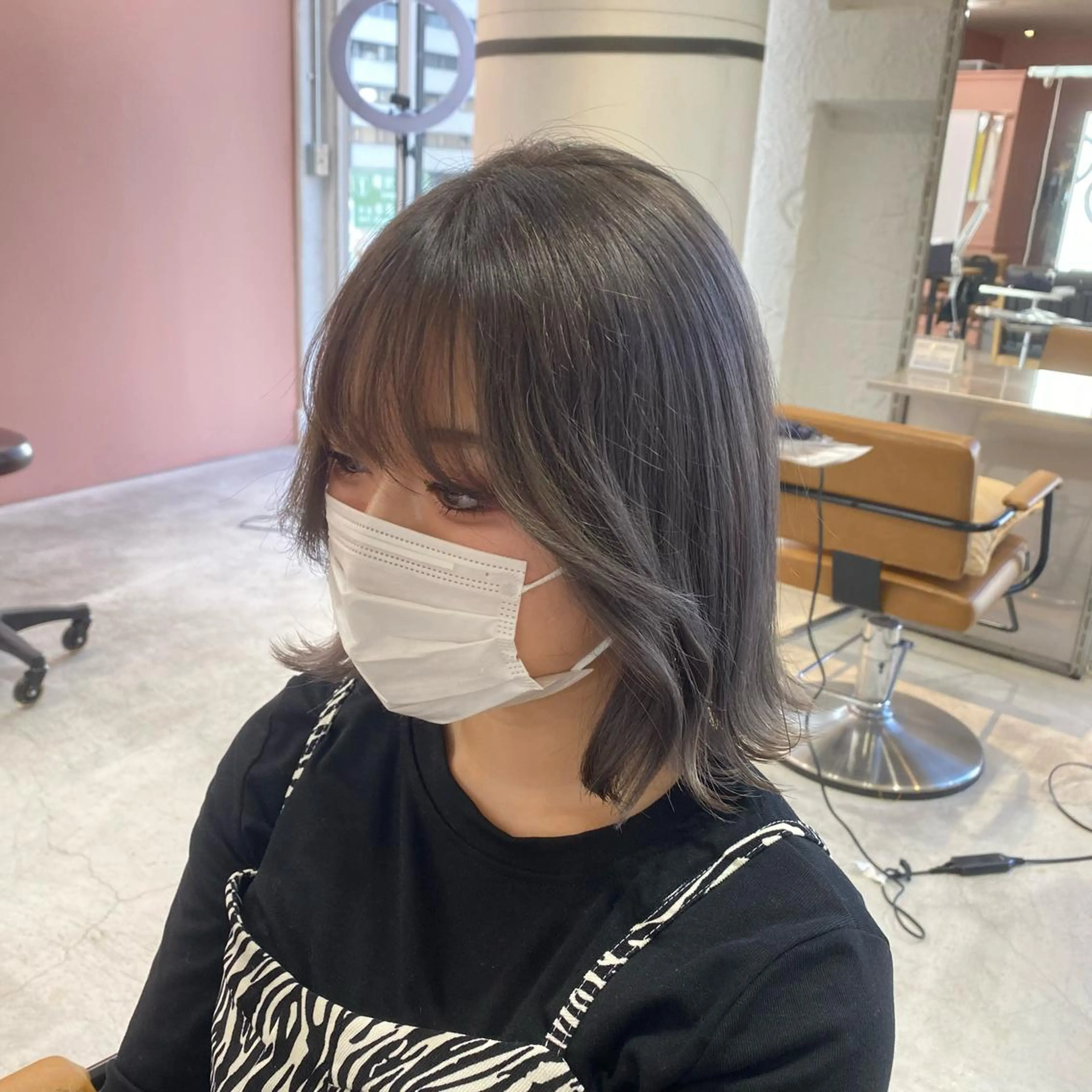 カラー ヘアカラー トリートメント 韓国・網紅style 🦋HONOKA🦋のヘアスタイル