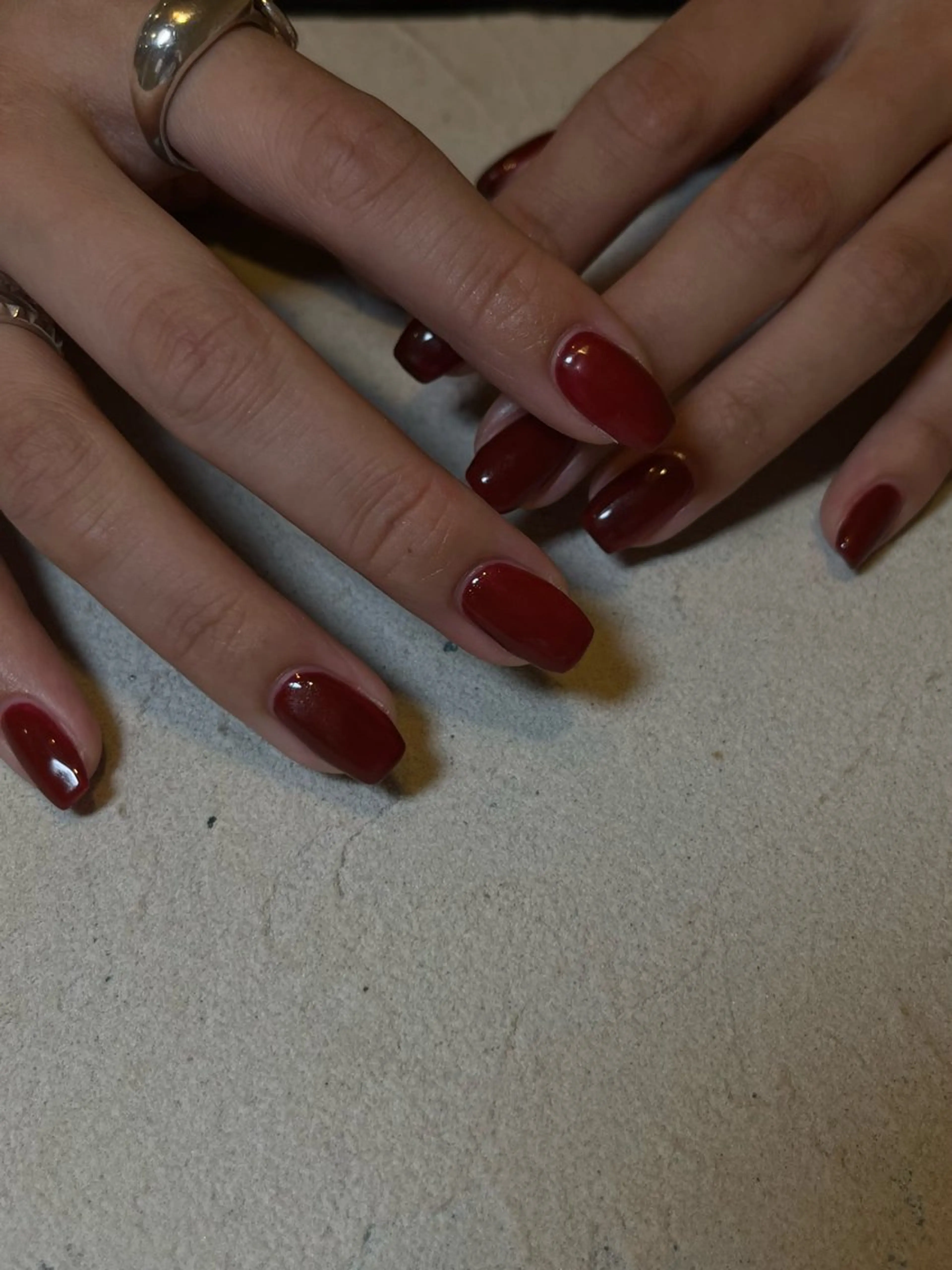 ネイル ワンカラーネイル ハンドネイル Hi,nail mahoのネイルデザイン