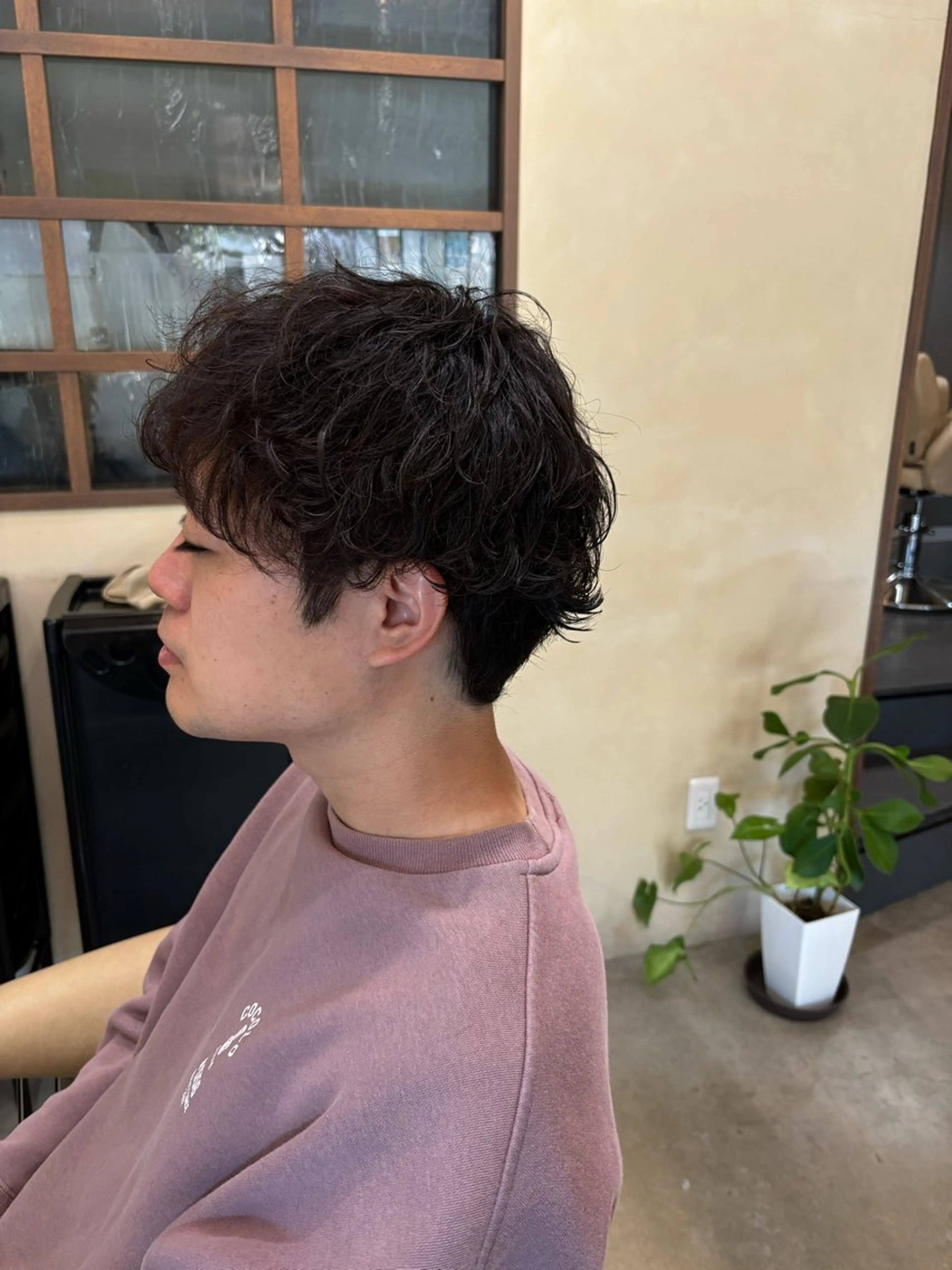 ショート メンズ カット パーマ 鹿児島 TSUBASAのヘアスタイル